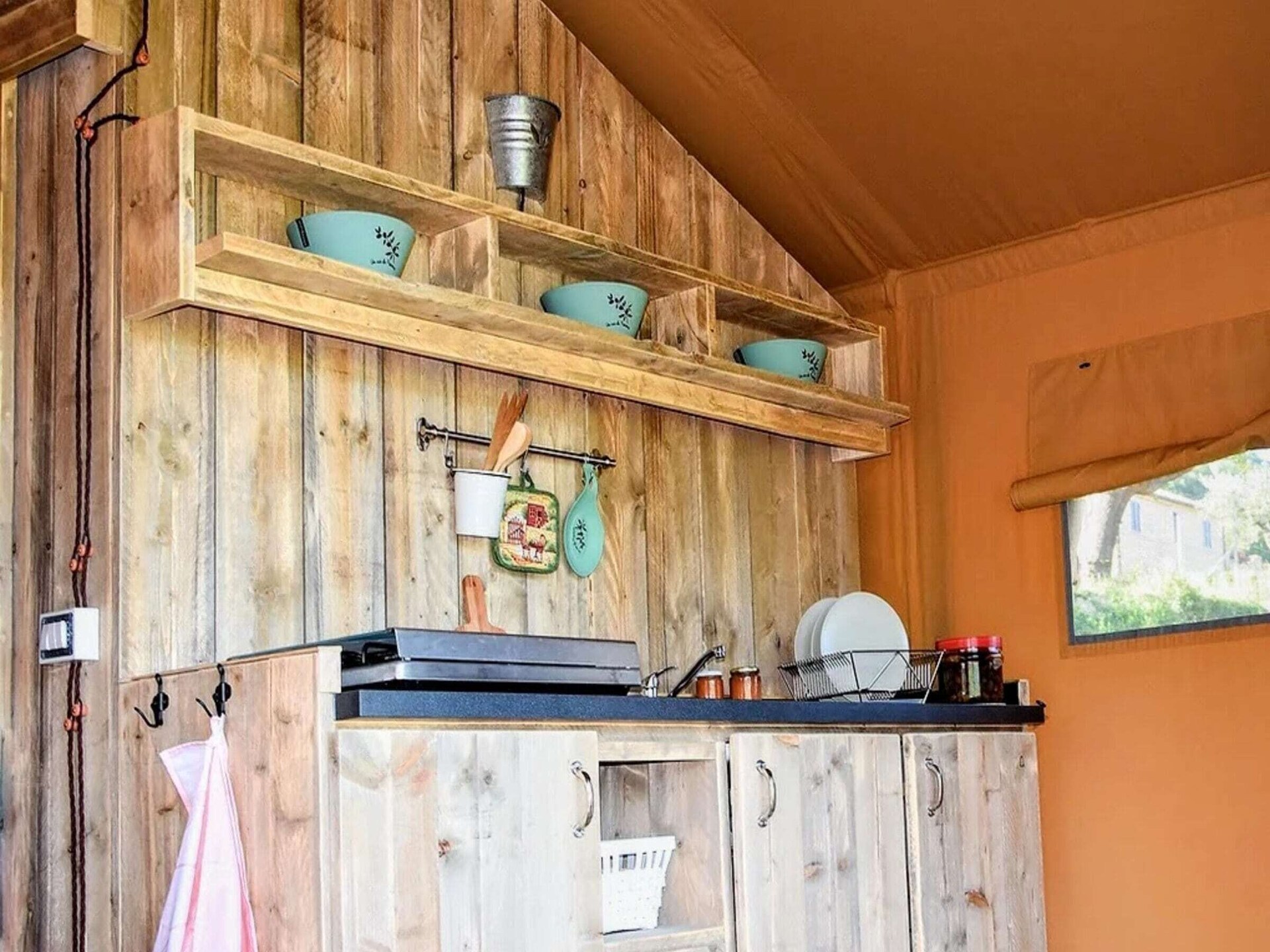 Luxe glamping tent voor 5 personen met zwembad, 5 km van Adriatische stranden - foto 3