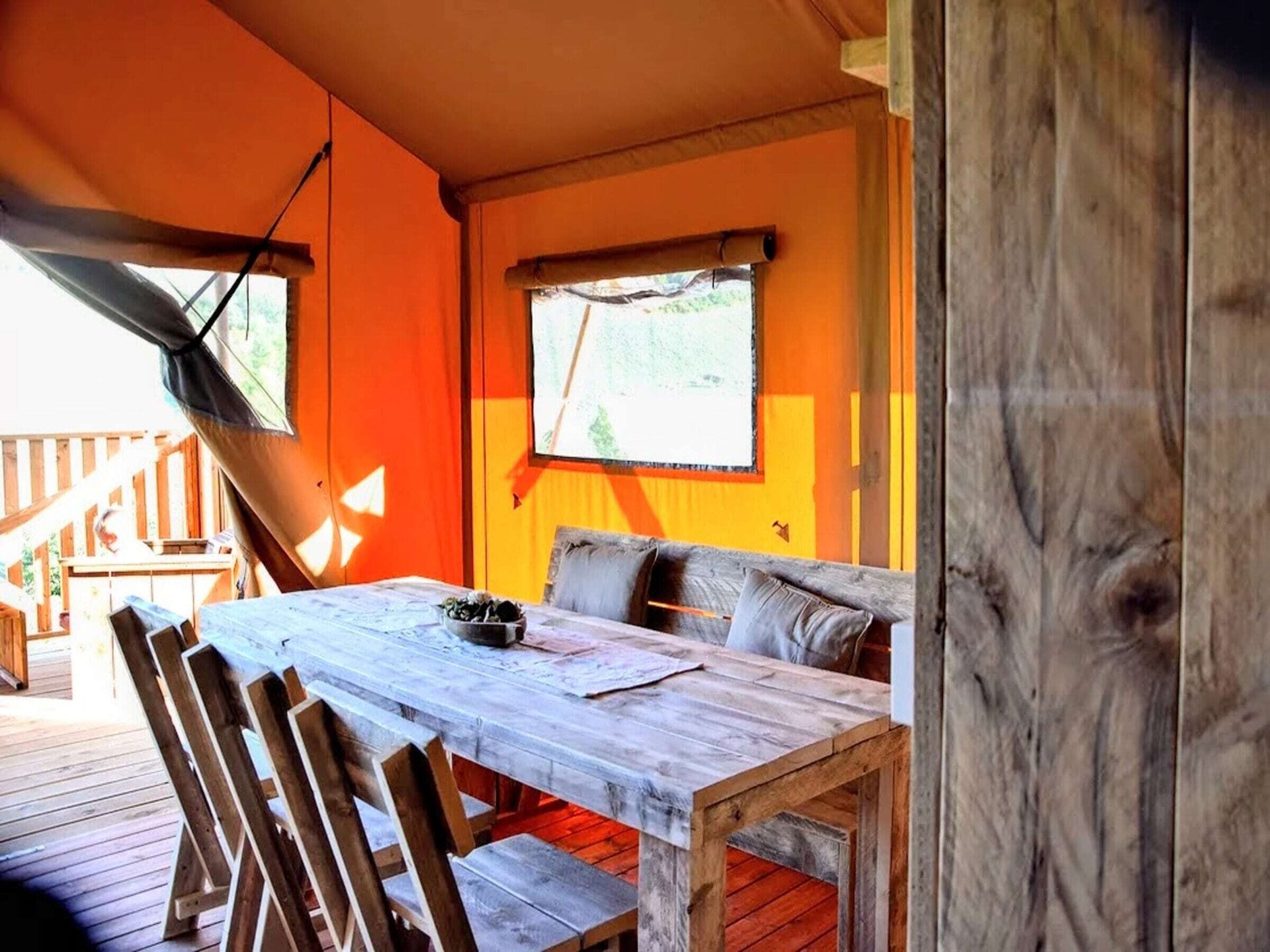 Luxe glamping tent voor 5 personen met zwembad, 5 km van Adriatische stranden - foto 2