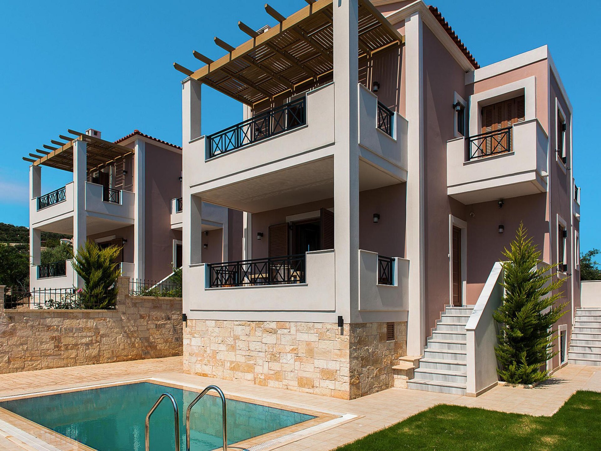 4-persoons villa in Adele met privézwembad - foto 7