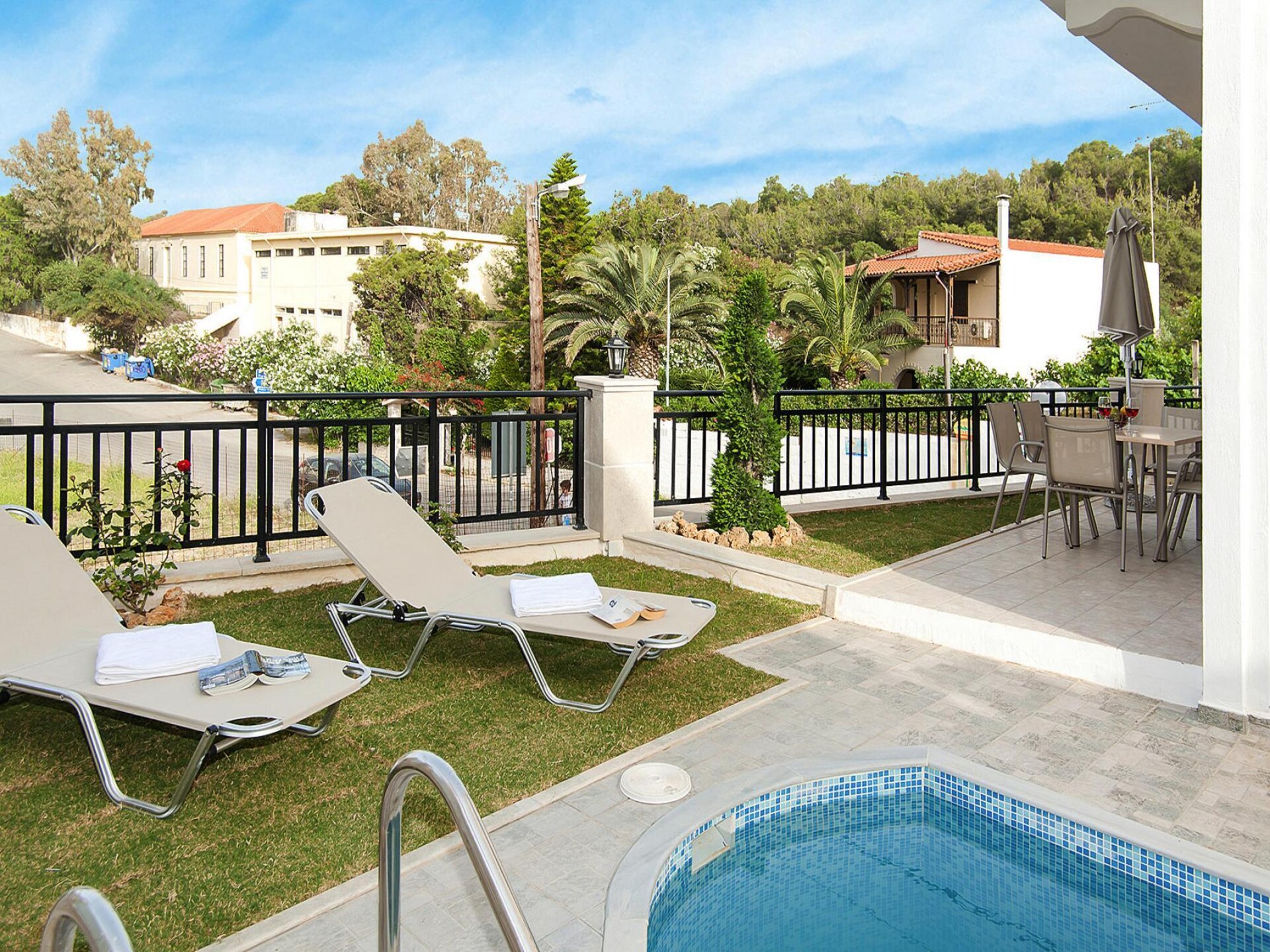 Vrijstaande villa op 200m van strand in Panormo, Kreta - foto 26