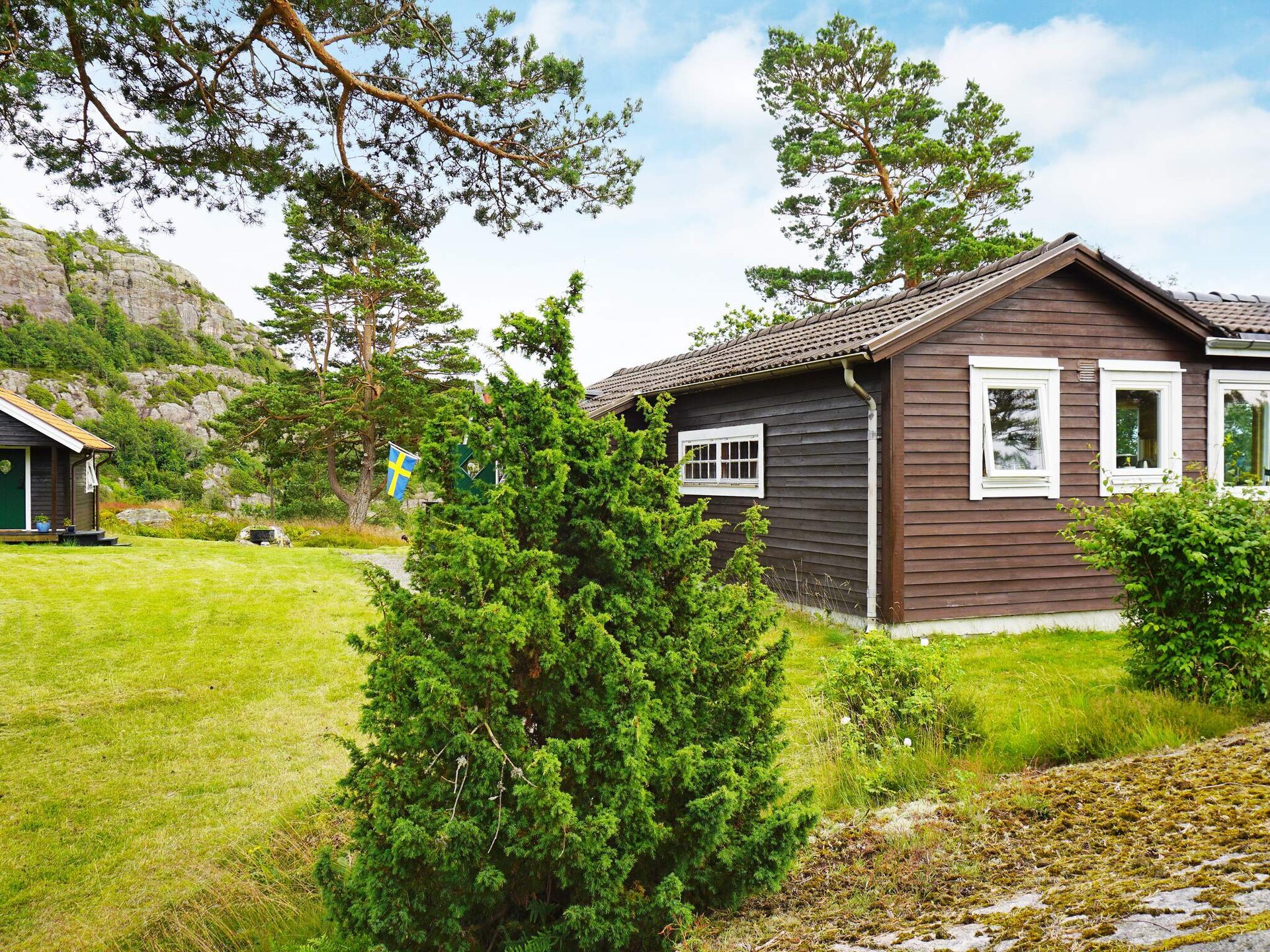 Zweeds vakantiehuis met panoramisch fjordzicht bij kindvriendelijk zandstrand - foto 4