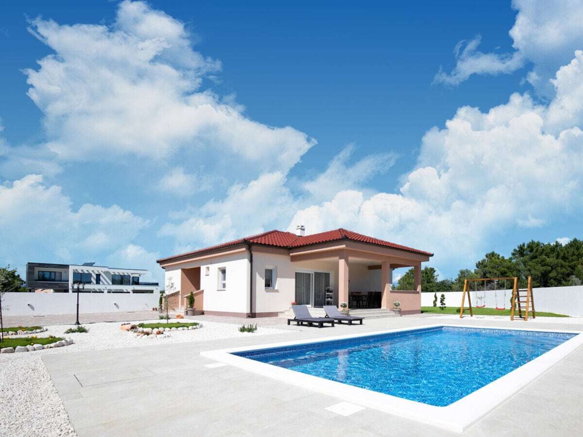 Moderne villa met privézwembad en zeezicht in Zadar, Kroatië - foto 2