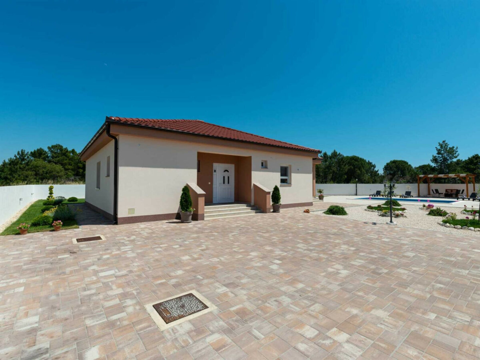 Moderne villa met privézwembad en zeezicht in Zadar, Kroatië - foto 15
