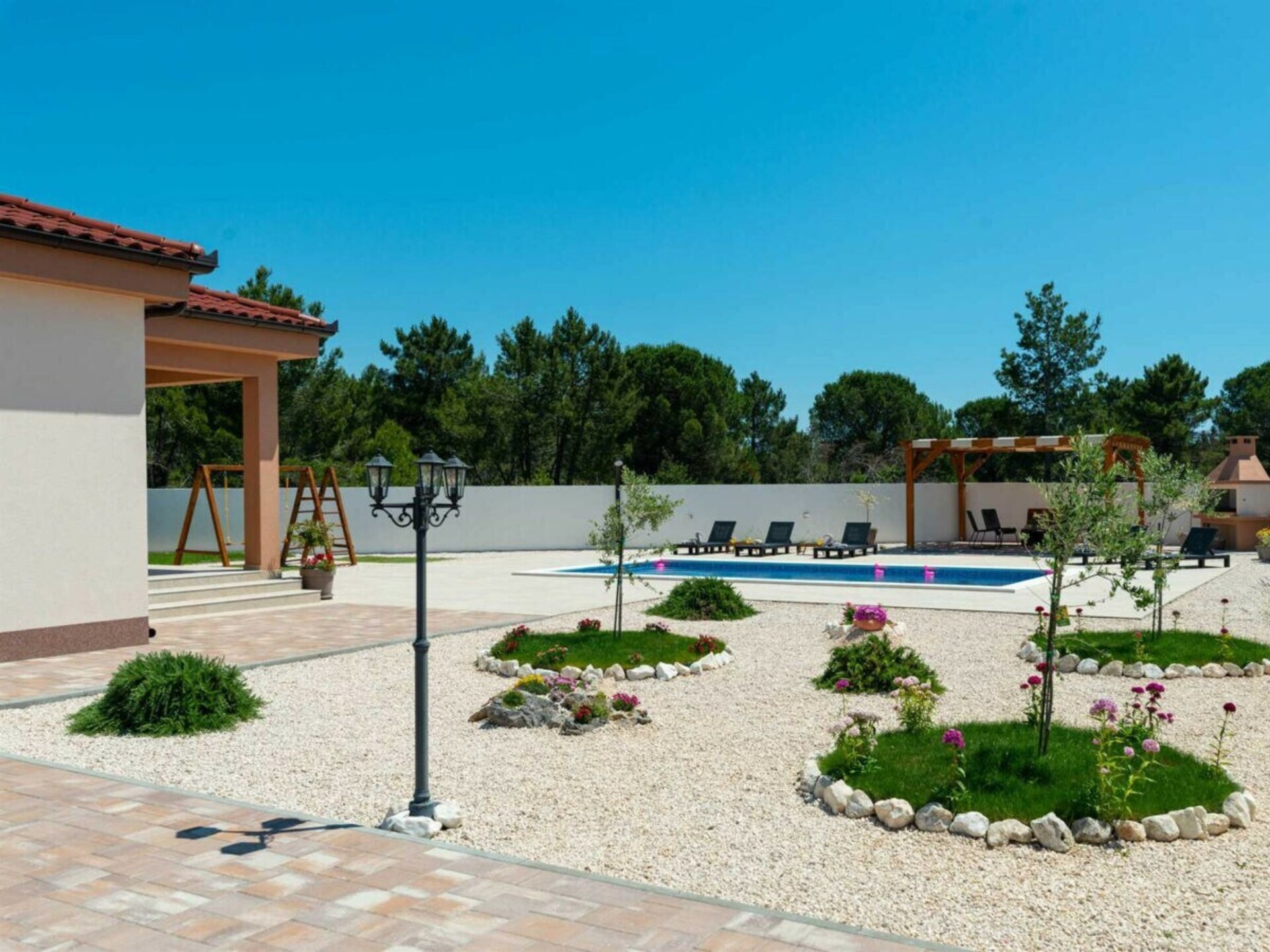Moderne villa met privézwembad en zeezicht in Zadar, Kroatië - foto 28