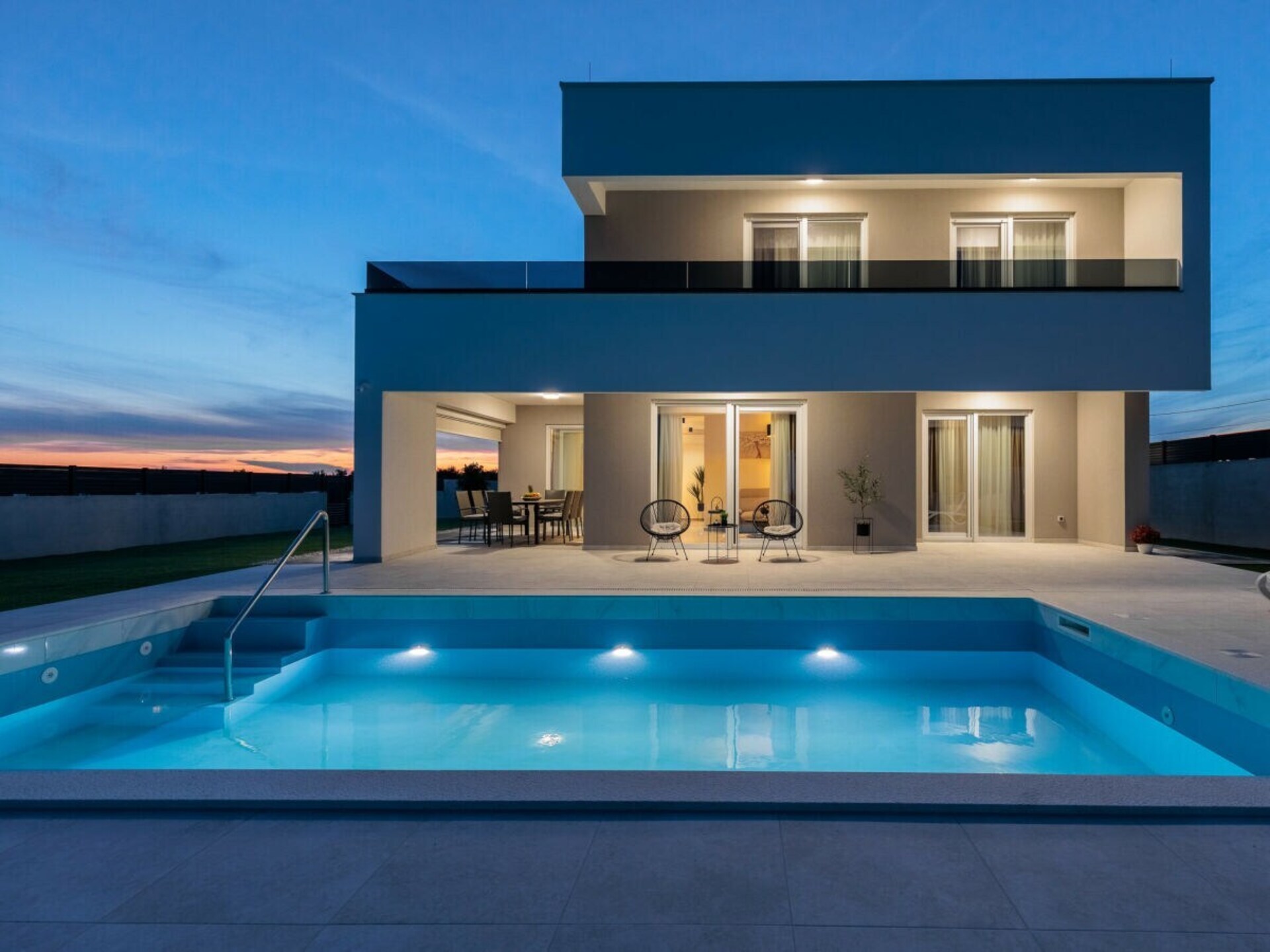 Ruime villa voor 8 personen met privézwembad nabij Vrsi, Dalmatië - foto 10