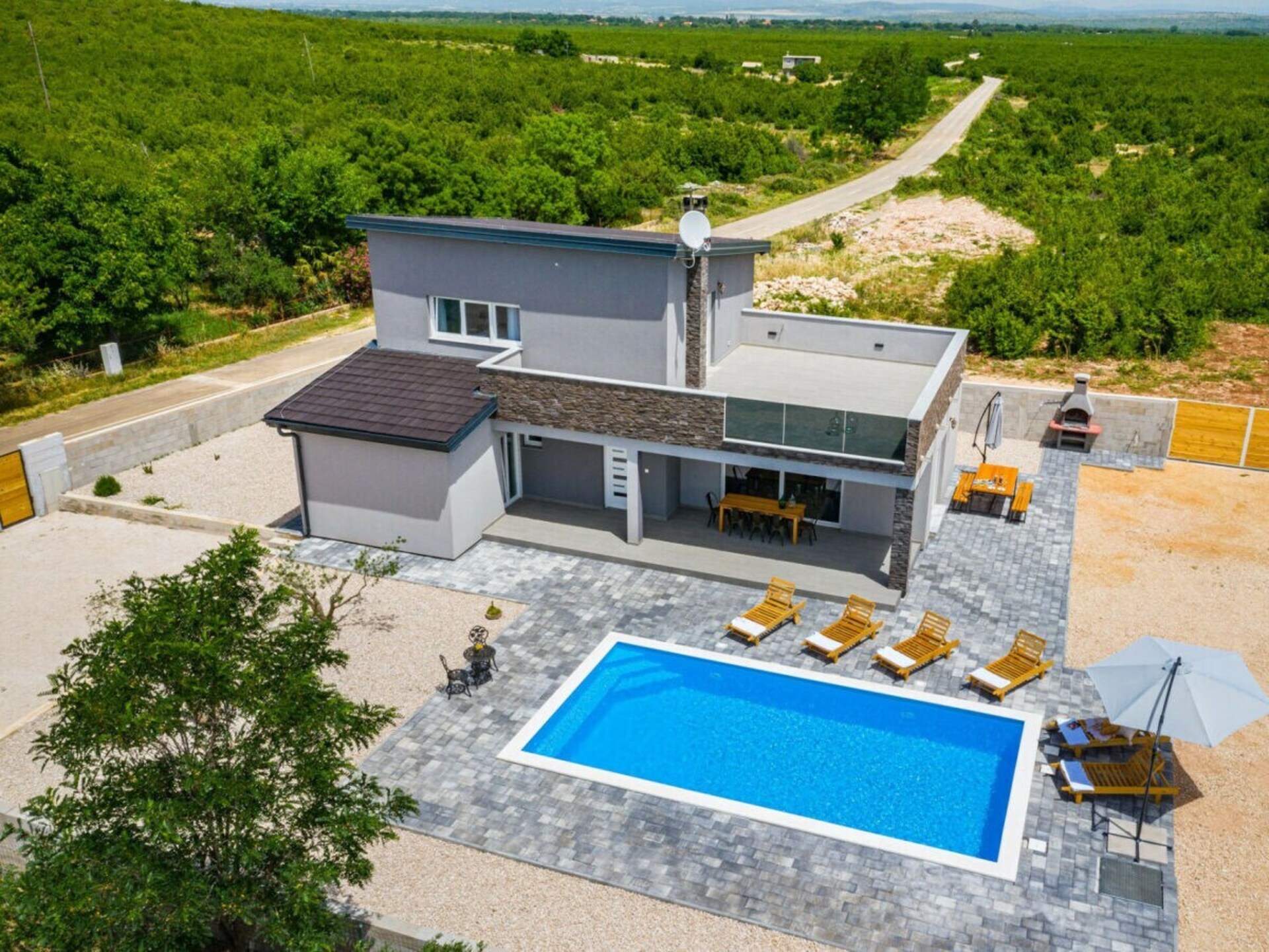 Ruime villa voor 8 personen met zwembad nabij Stankovci, Dalmatië - foto 52