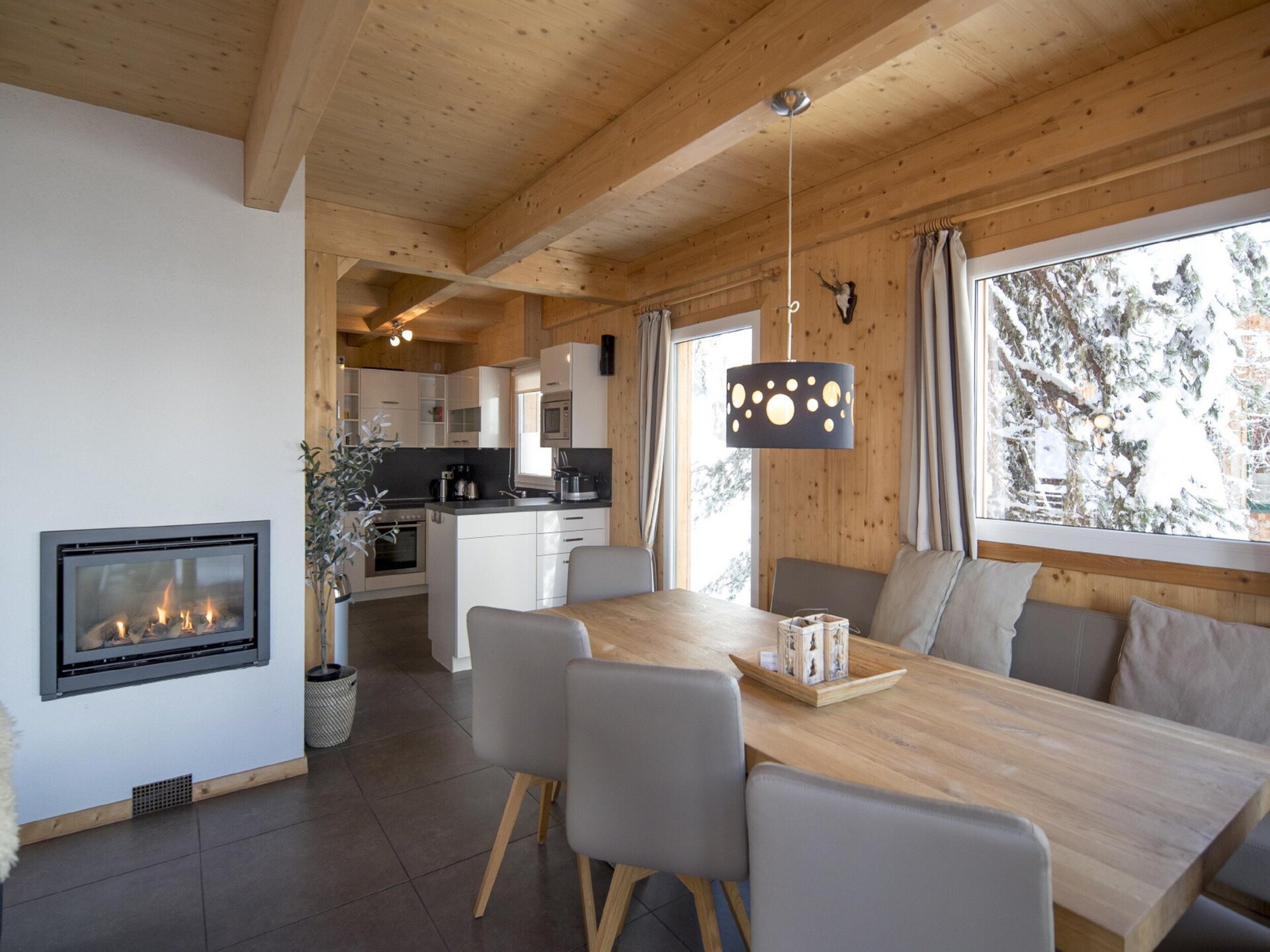 Houten chalet voor 10 personen met sauna en bubbelbad aan de piste in Turracherhöhe - foto 9