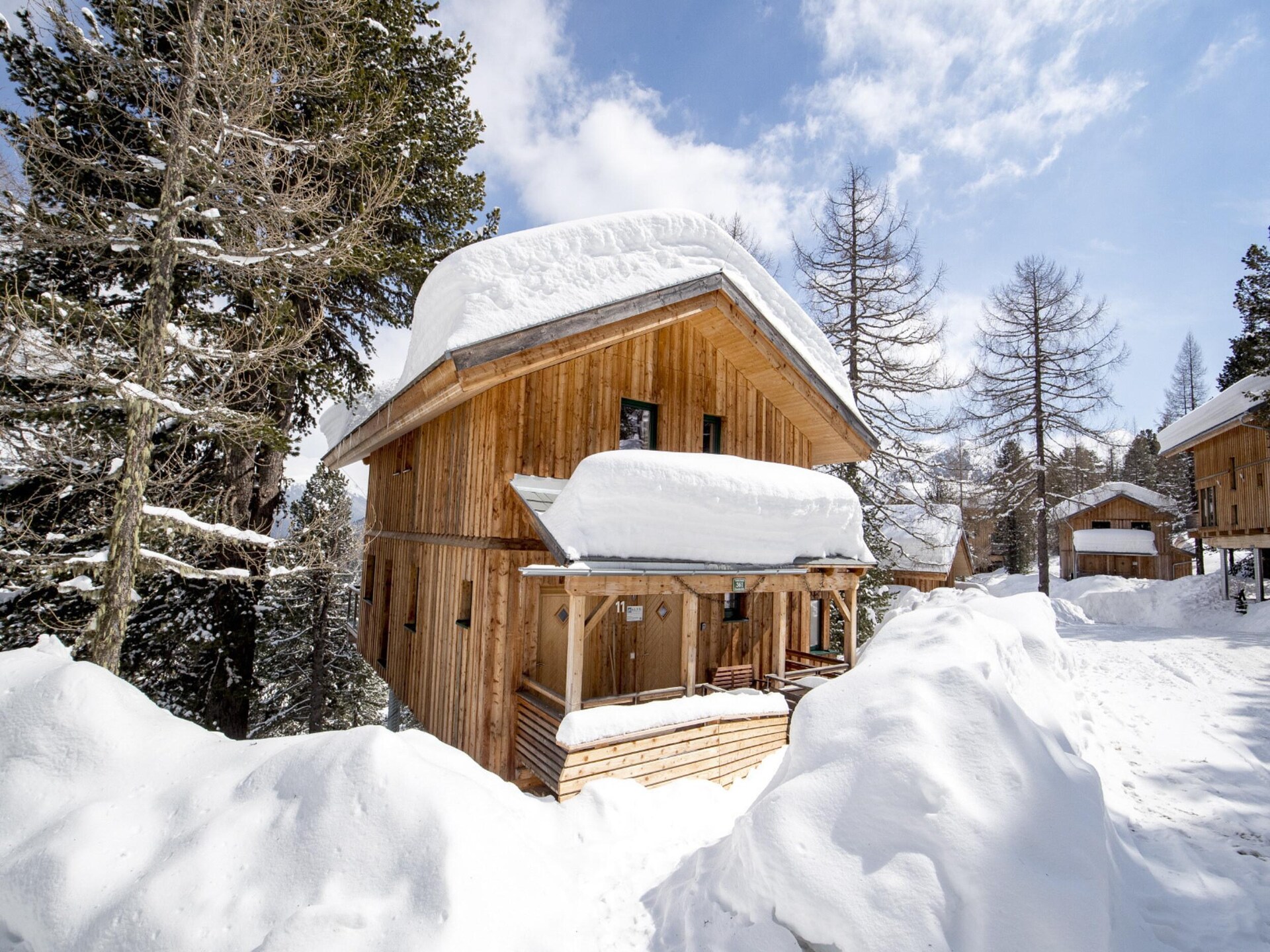Houten chalet voor 10 personen met sauna en bubbelbad aan de piste in Turracherhöhe - foto 28