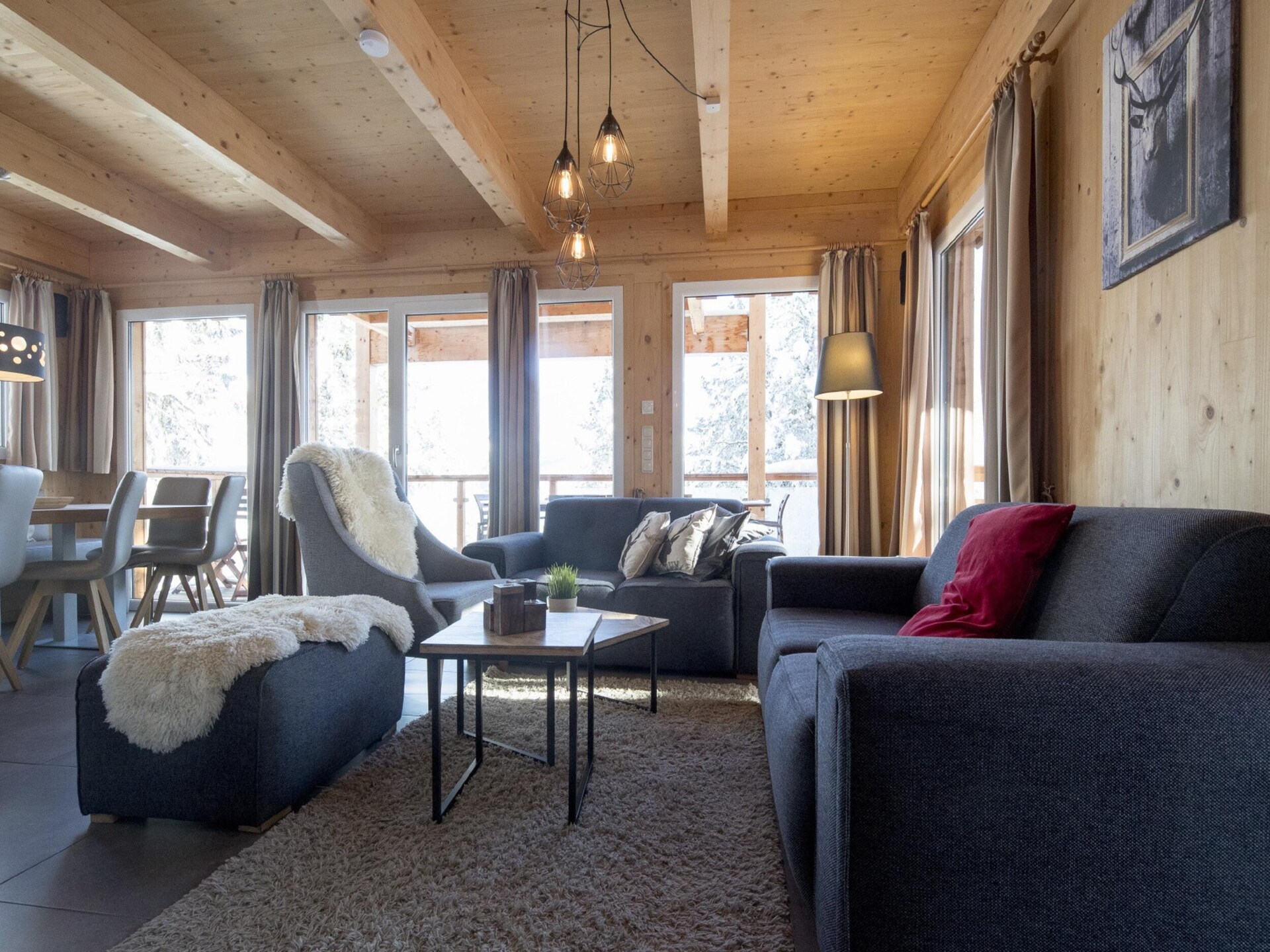 Houten chalet voor 10 personen met sauna en bubbelbad aan de piste in Turracherhöhe - foto 2