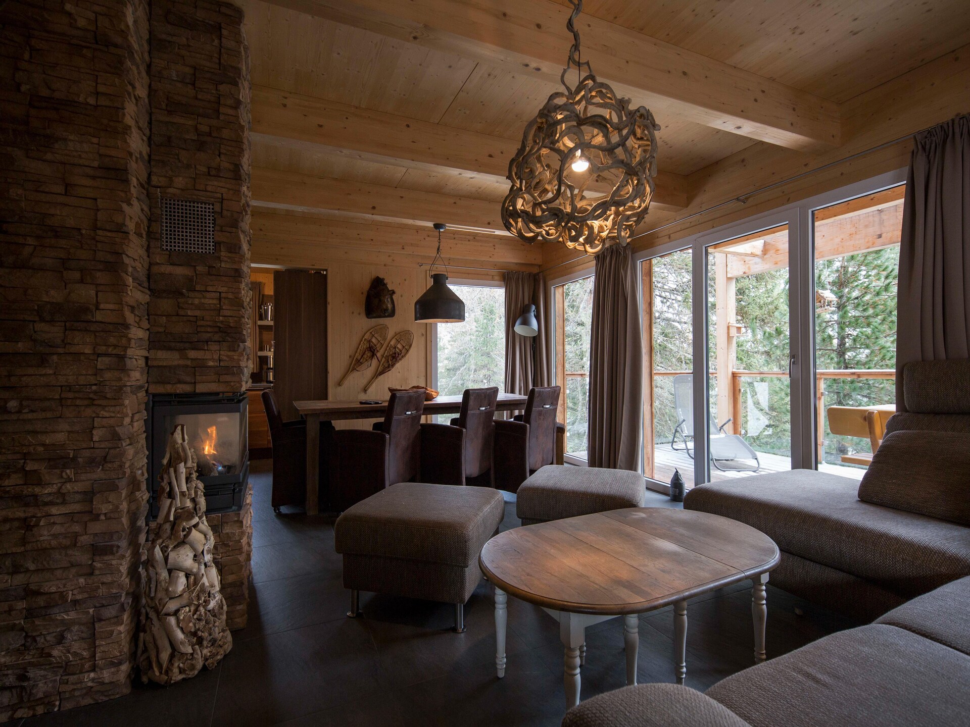 Ruim houten chalet voor 11 personen aan de piste in Turracherhöhe - foto 2