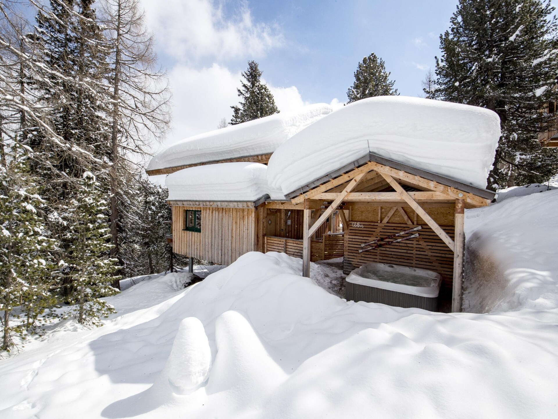 Ruim houten chalet voor 11 personen aan de piste in Turracherhöhe - foto 27