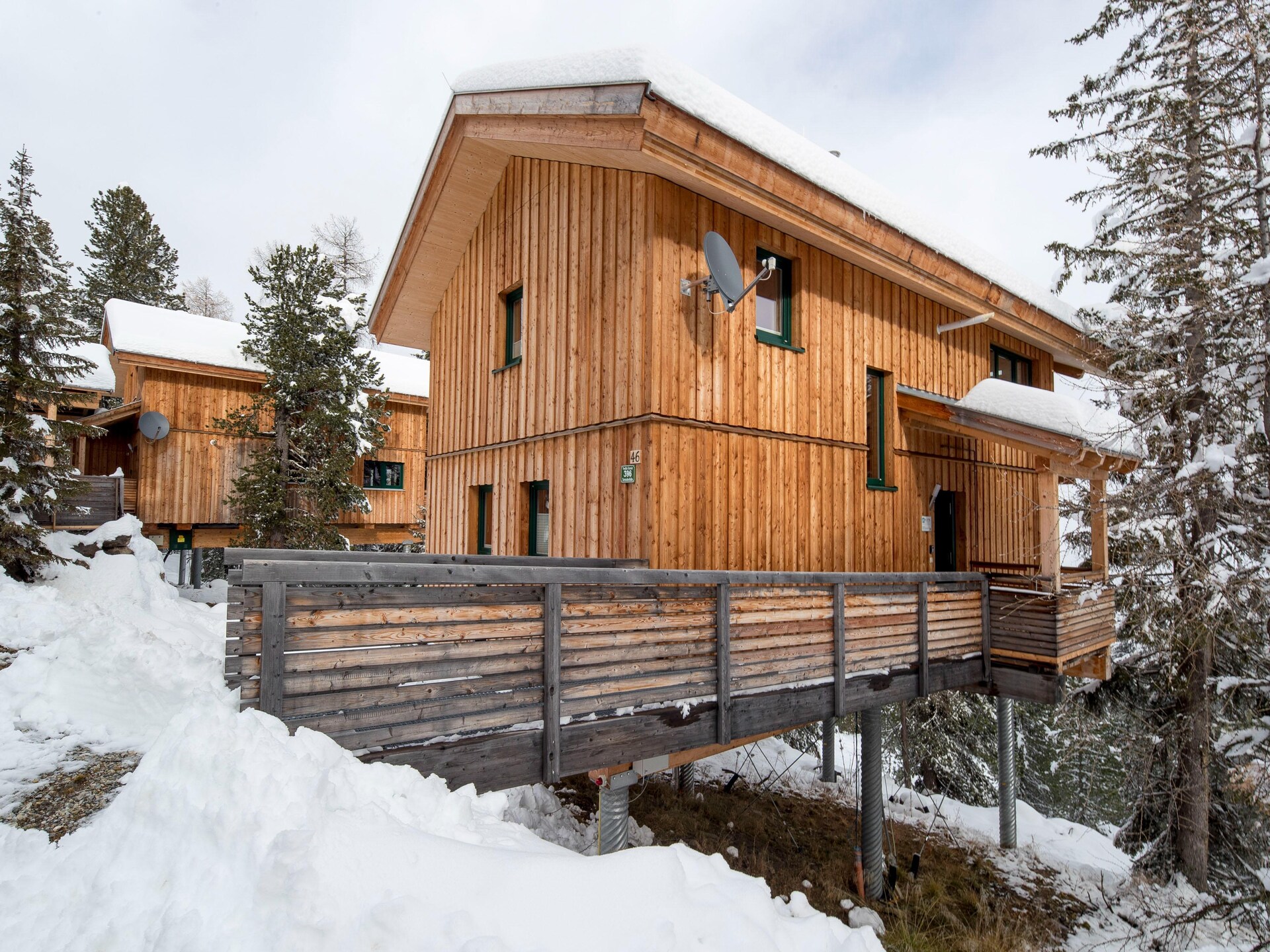 Massief houten chalet voor 12 personen aan de piste op de Turracherhöhe - foto 27