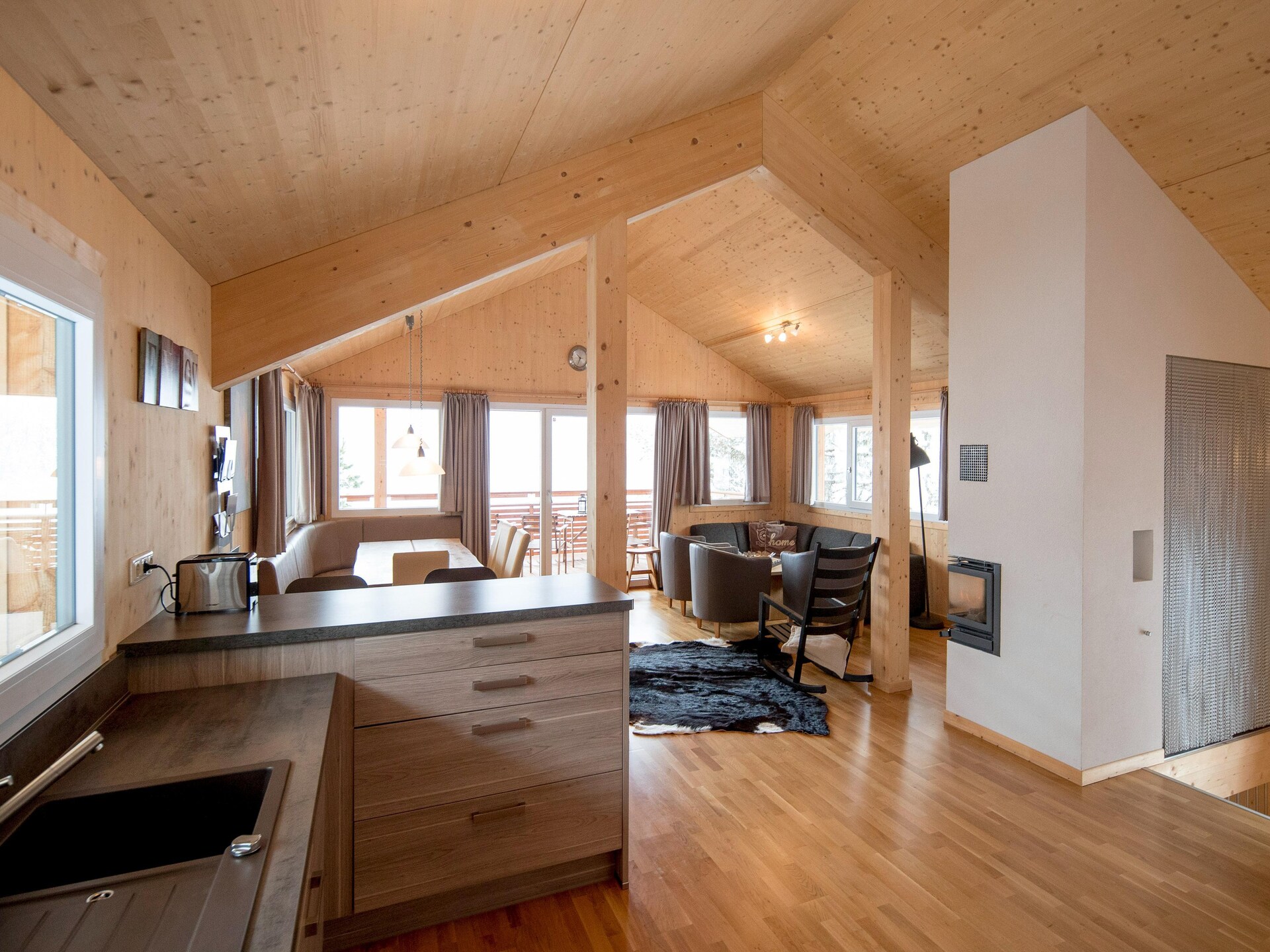 Massief houten chalet voor 12 personen aan de piste op de Turracherhöhe - foto 12