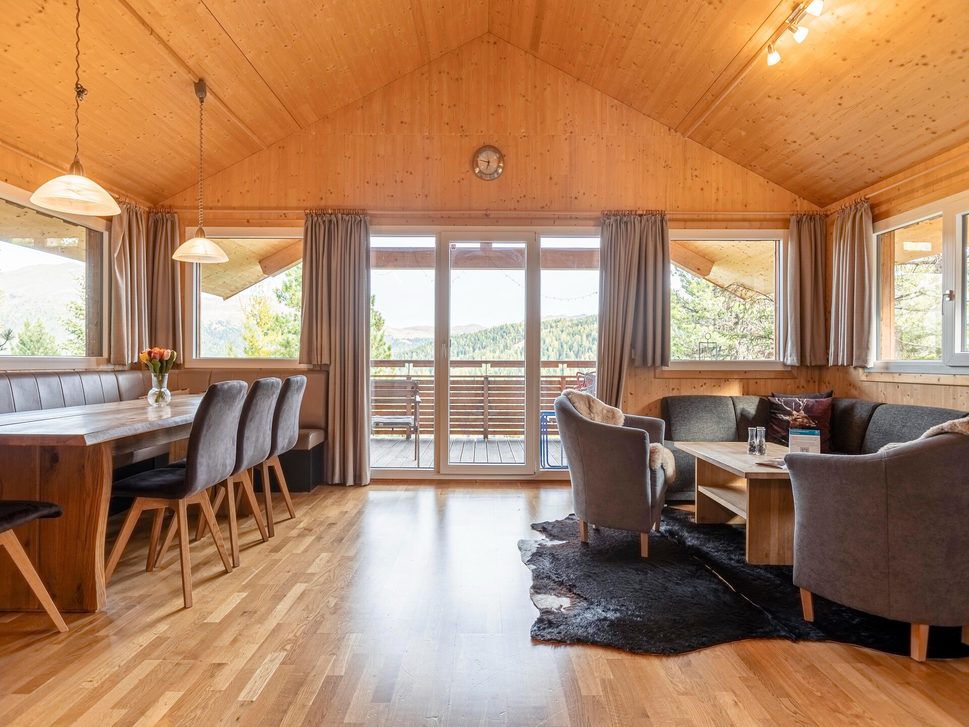 Massief houten chalet voor 12 personen aan de piste op de Turracherhöhe - foto 9