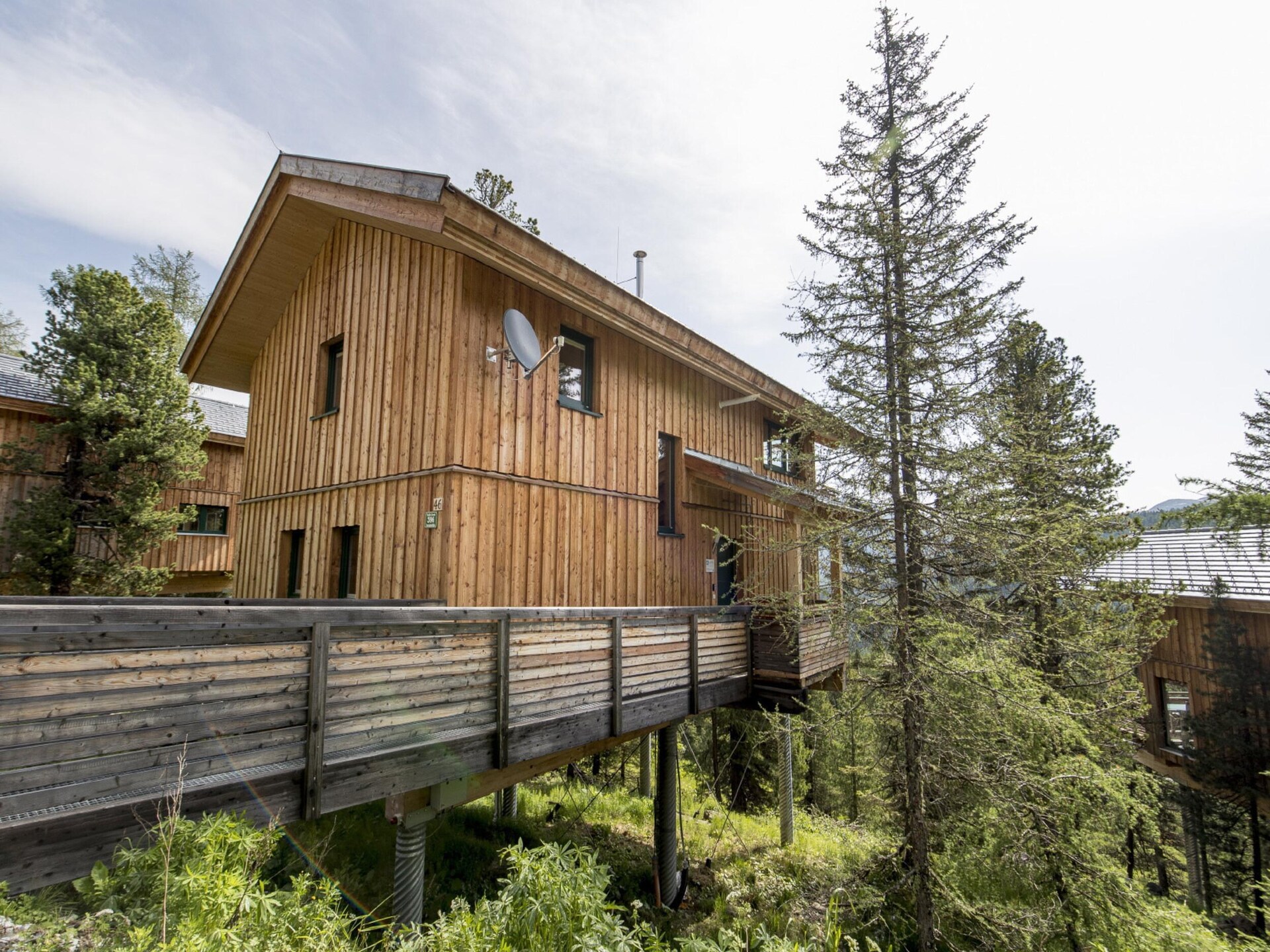 Massief houten chalet voor 12 personen aan de piste op de Turracherhöhe - foto 1