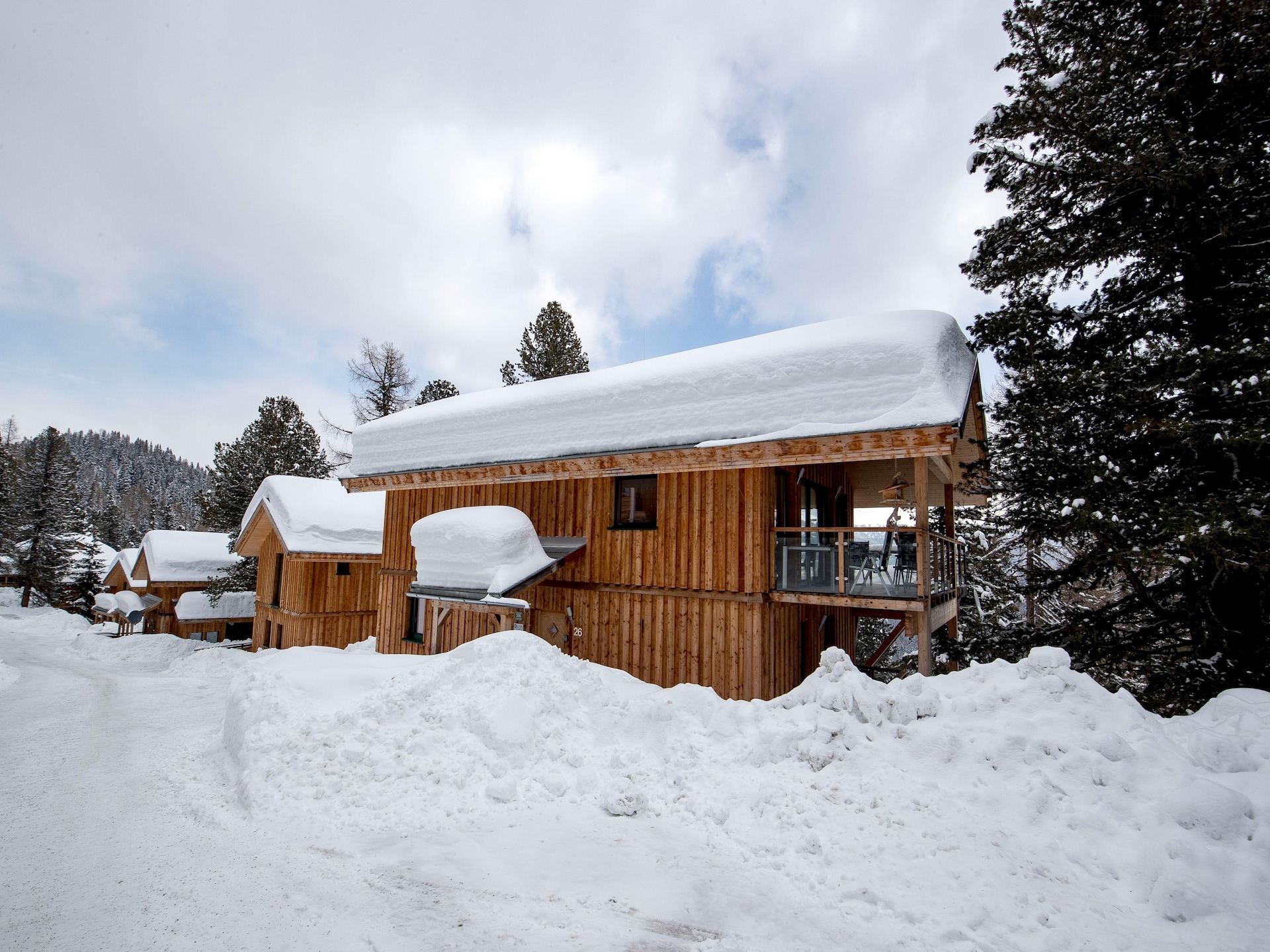 Massief houten chalet voor 12 personen direct aan de piste in Turracherhöhe - foto 30