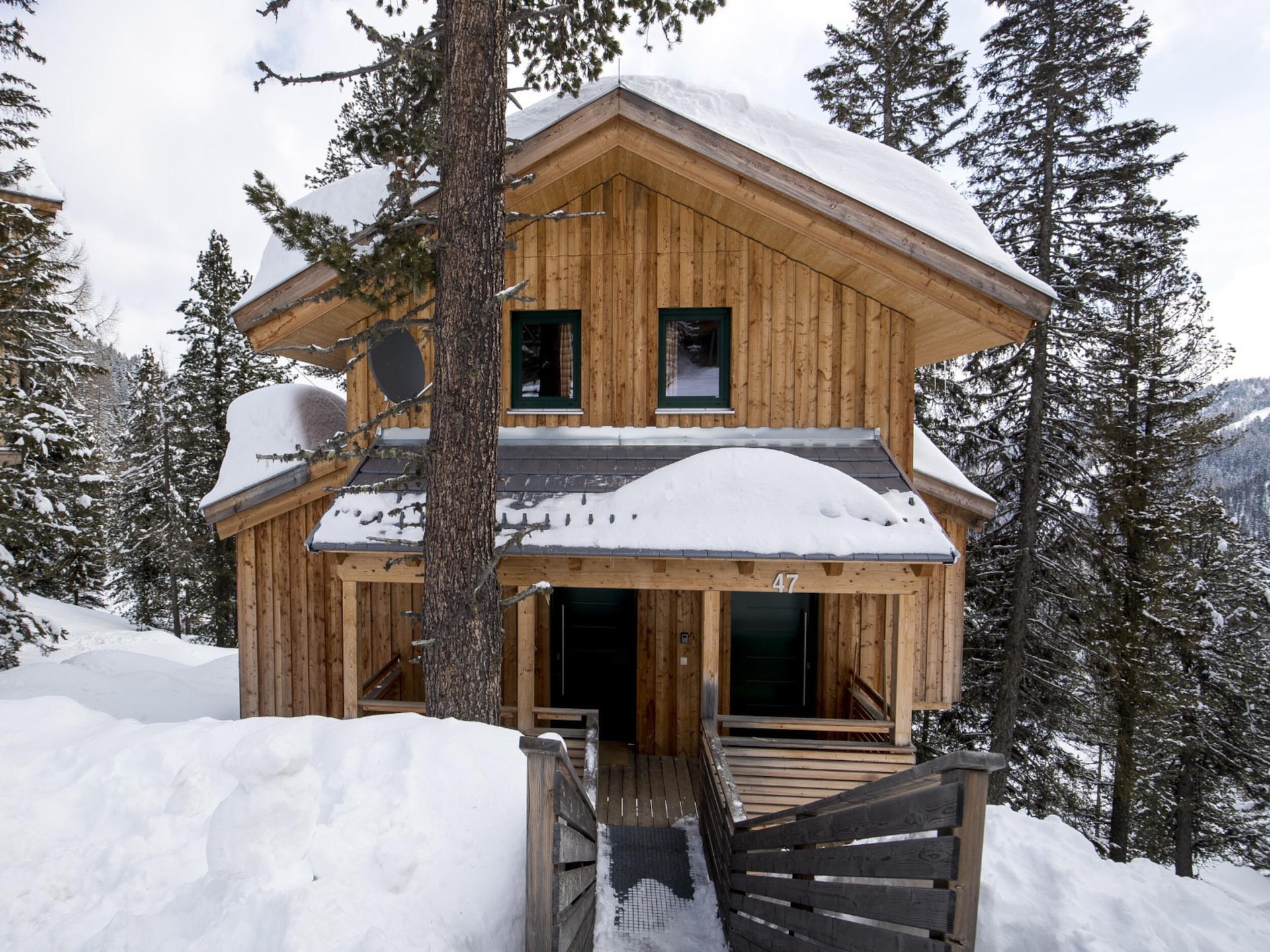 Ruim houten chalet voor 12 personen aan de piste in Turracherhöhe - foto 30