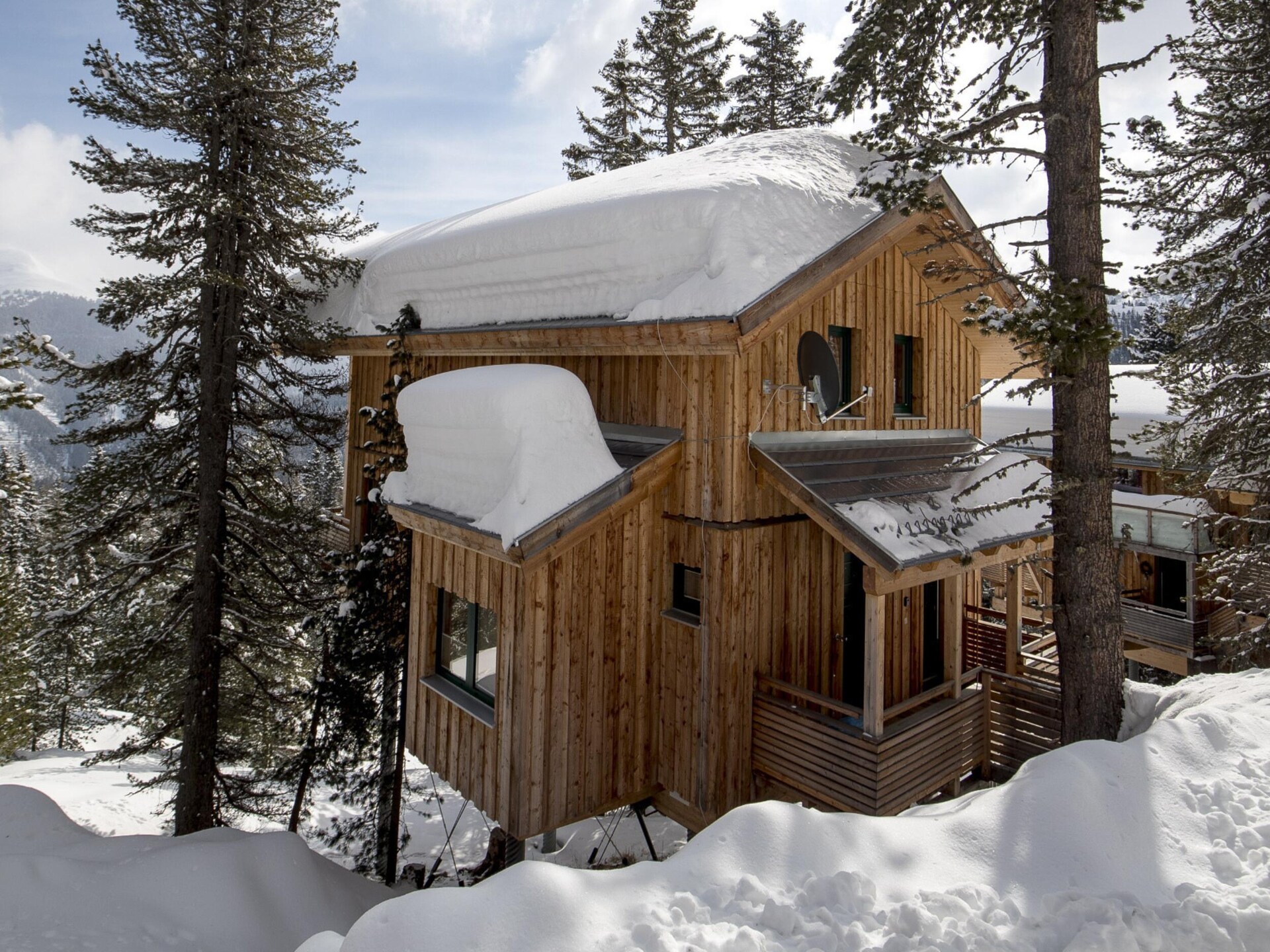 Ruim houten chalet voor 12 personen aan de piste in Turracherhöhe - foto 31