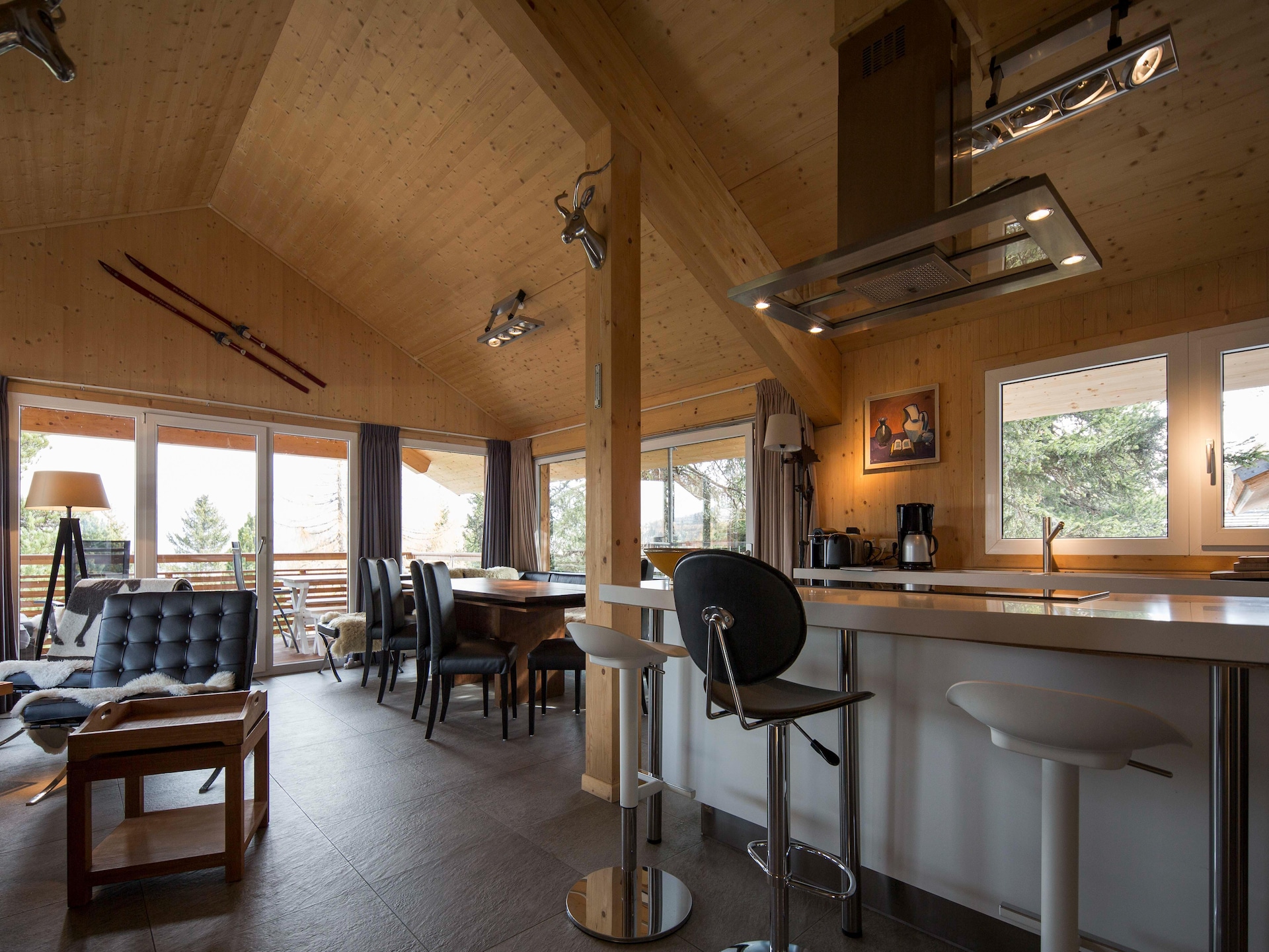 Aan de piste: Ruim chalet voor 12 personen in Turracherhöhe - foto 3