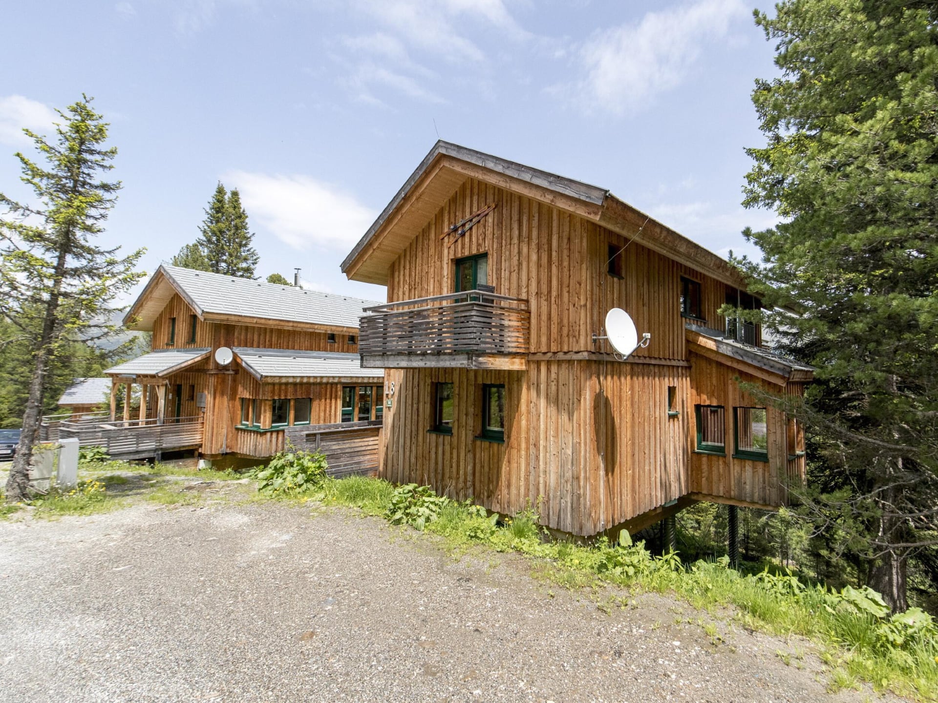 Aan de piste: Ruim chalet voor 12 personen in Turracherhöhe - foto 1