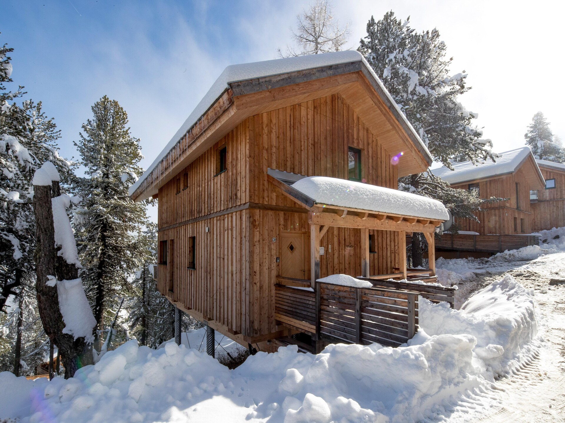 Massief houten chalet voor 10 aan de piste in Turracher Höhe - foto 29