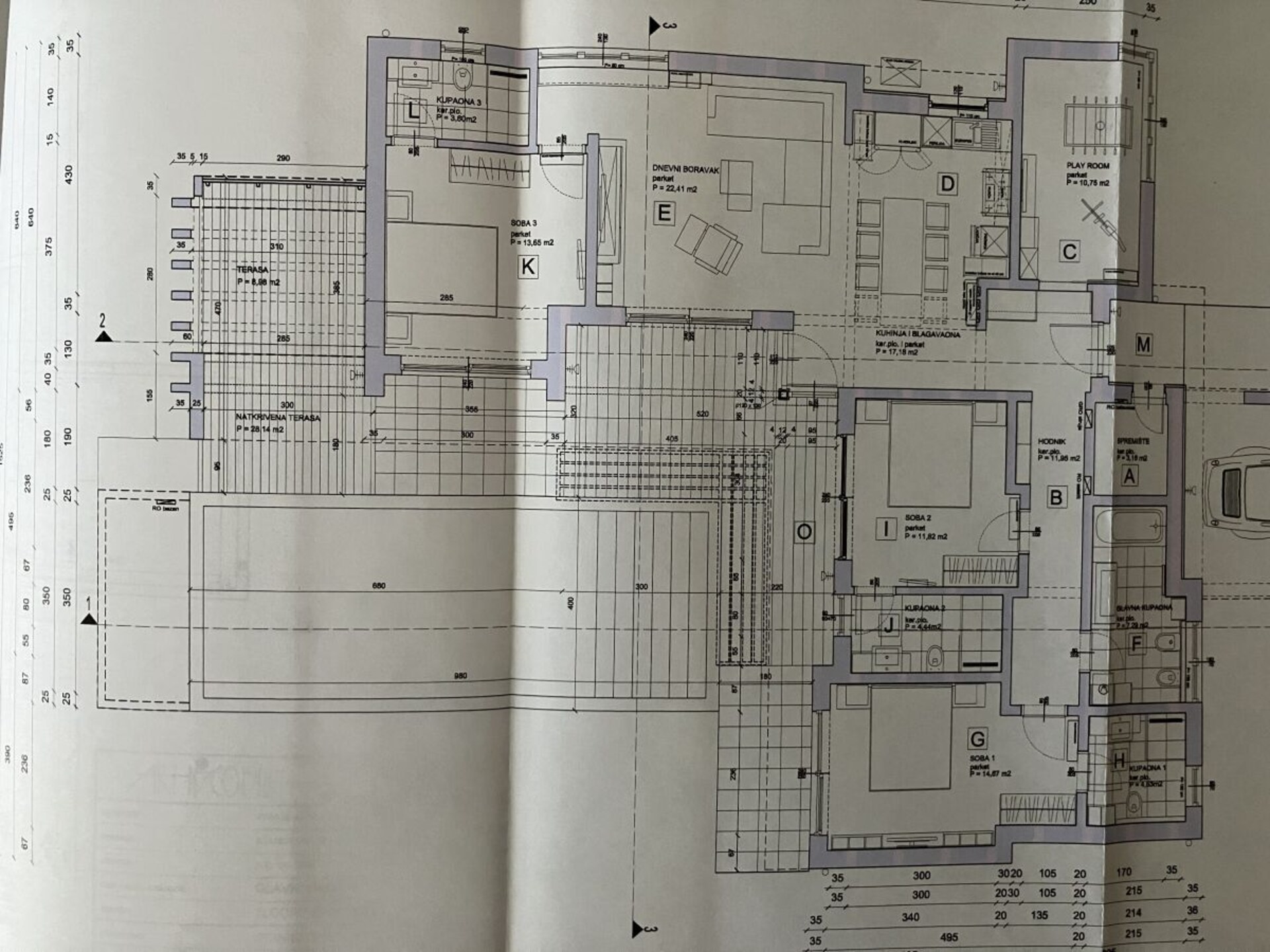 Vrijstaand vakantiehuis met 3 slaapkamers in Svetvincenat, Istrië - foto 28