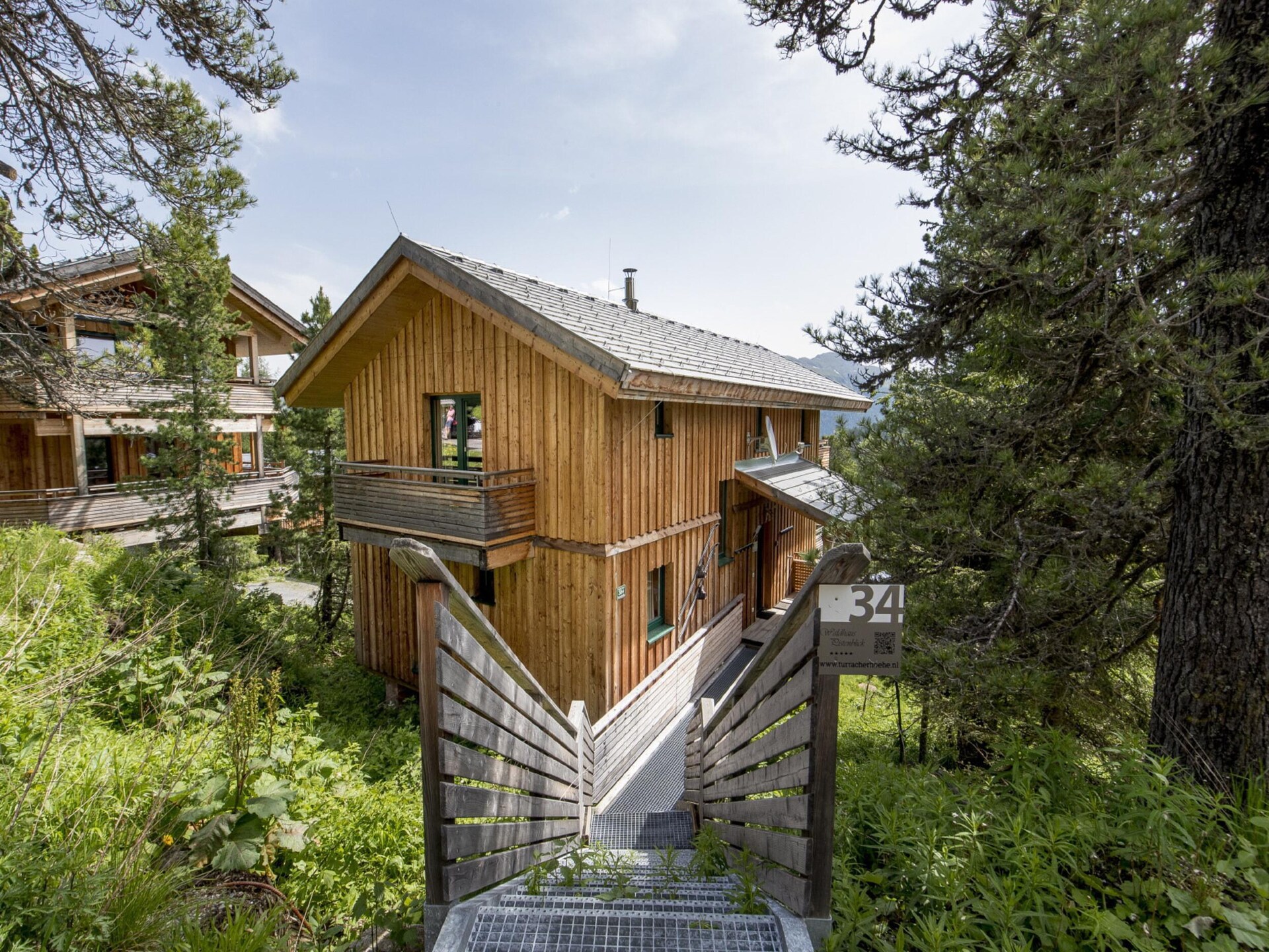 Ruim chalet voor 12 personen aan de piste in Turracherhöhe met sauna - foto 1