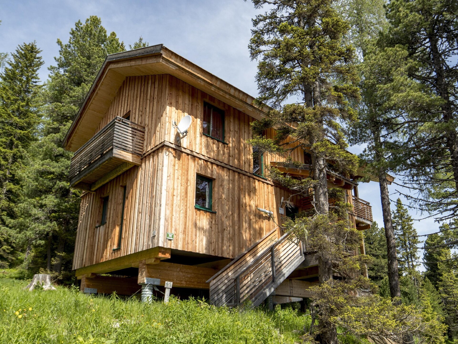 Ruim chalet voor 12 personen met sauna aan de skipiste in Turracherhöhe - foto 1