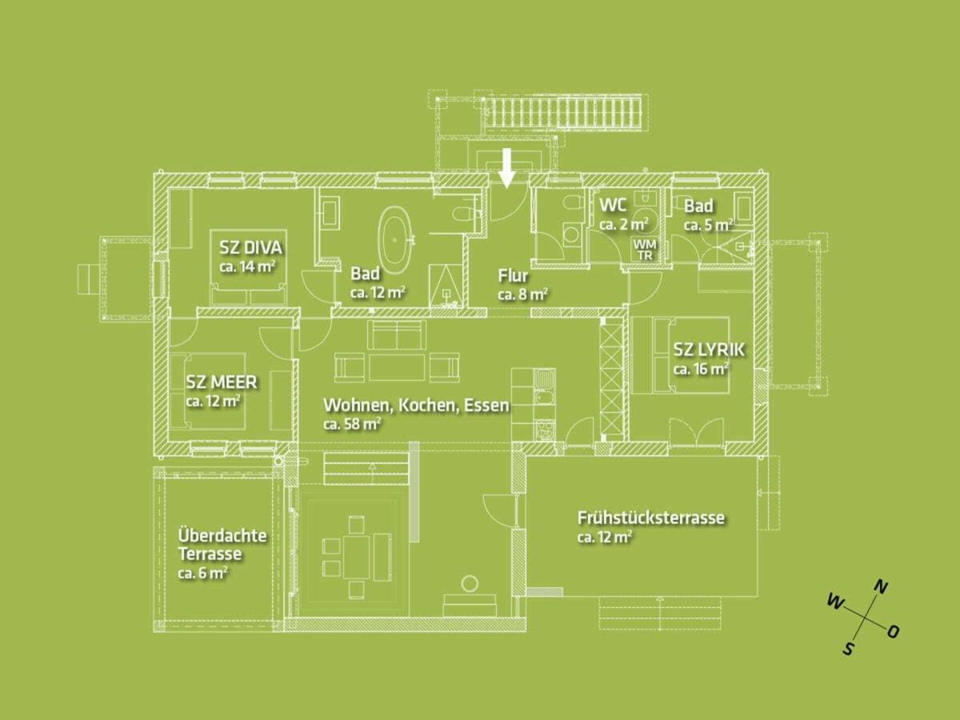 Licht vakantiehuis voor 6 personen met WLAN, 500m van centrum Zingst - foto 22