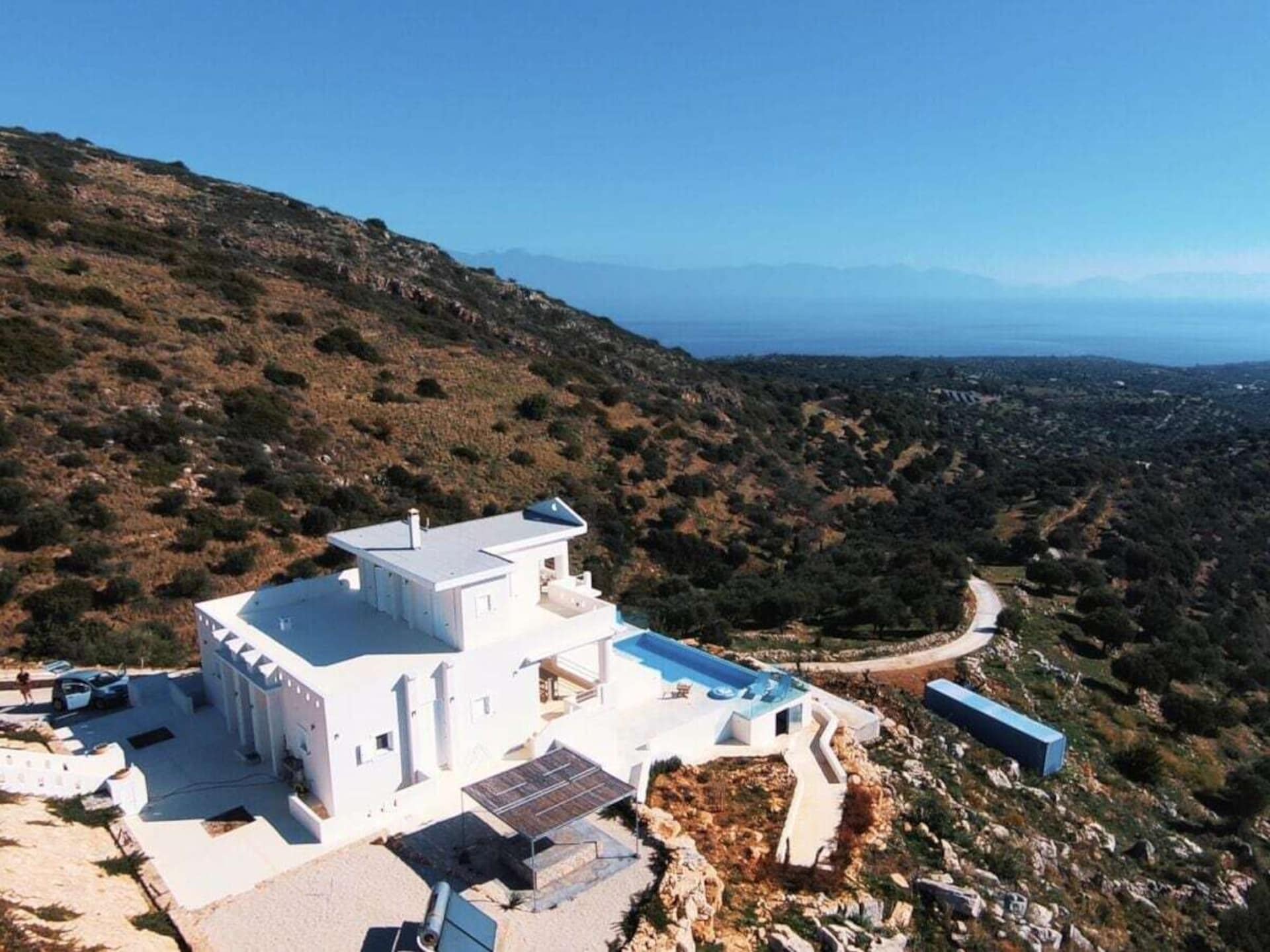 Ruime villa voor 8 in Koroni-Vasilitsi met uitzicht en tuin - foto 8