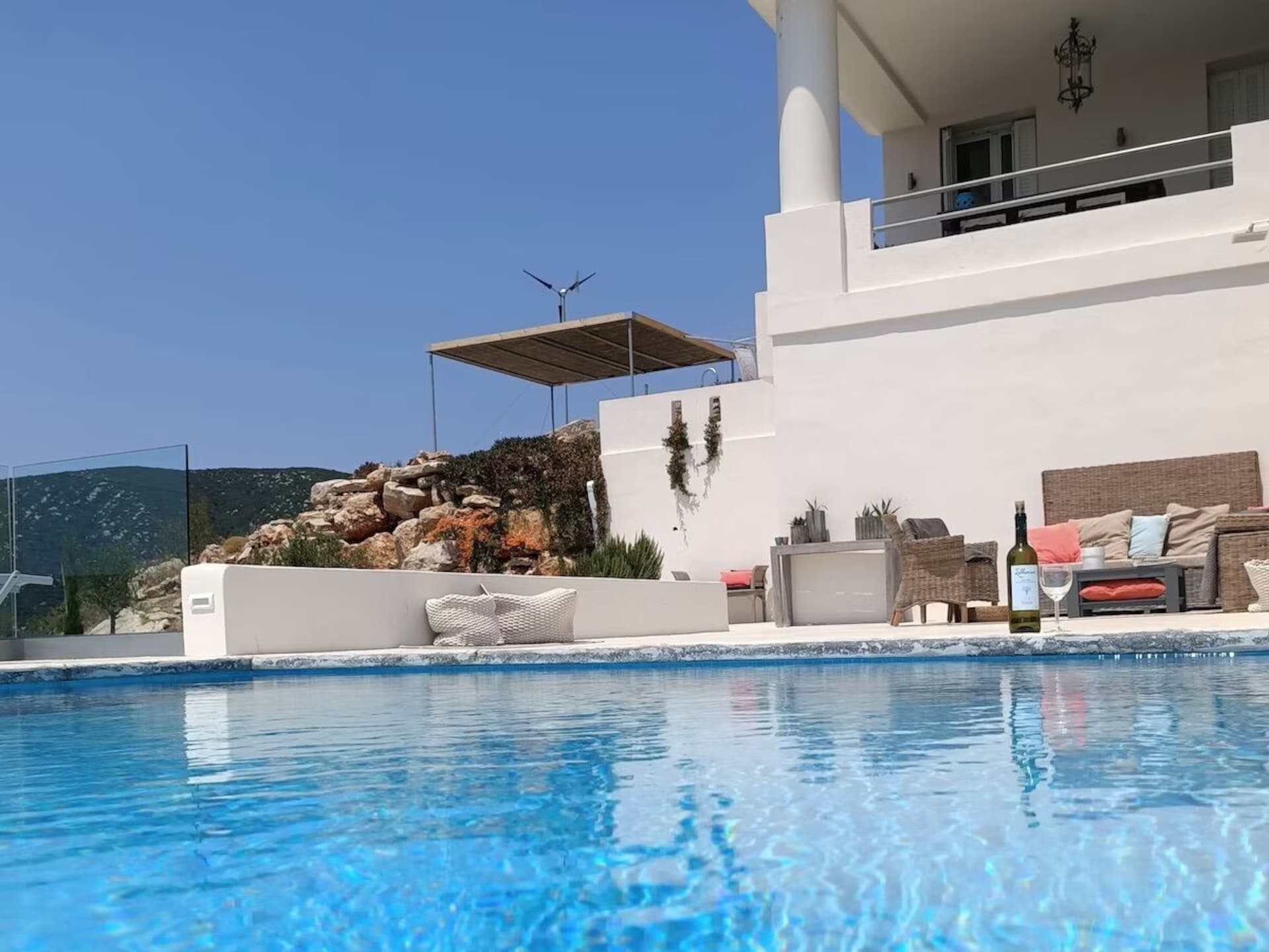 Ruime villa voor 8 in Koroni-Vasilitsi met uitzicht en tuin - foto 10
