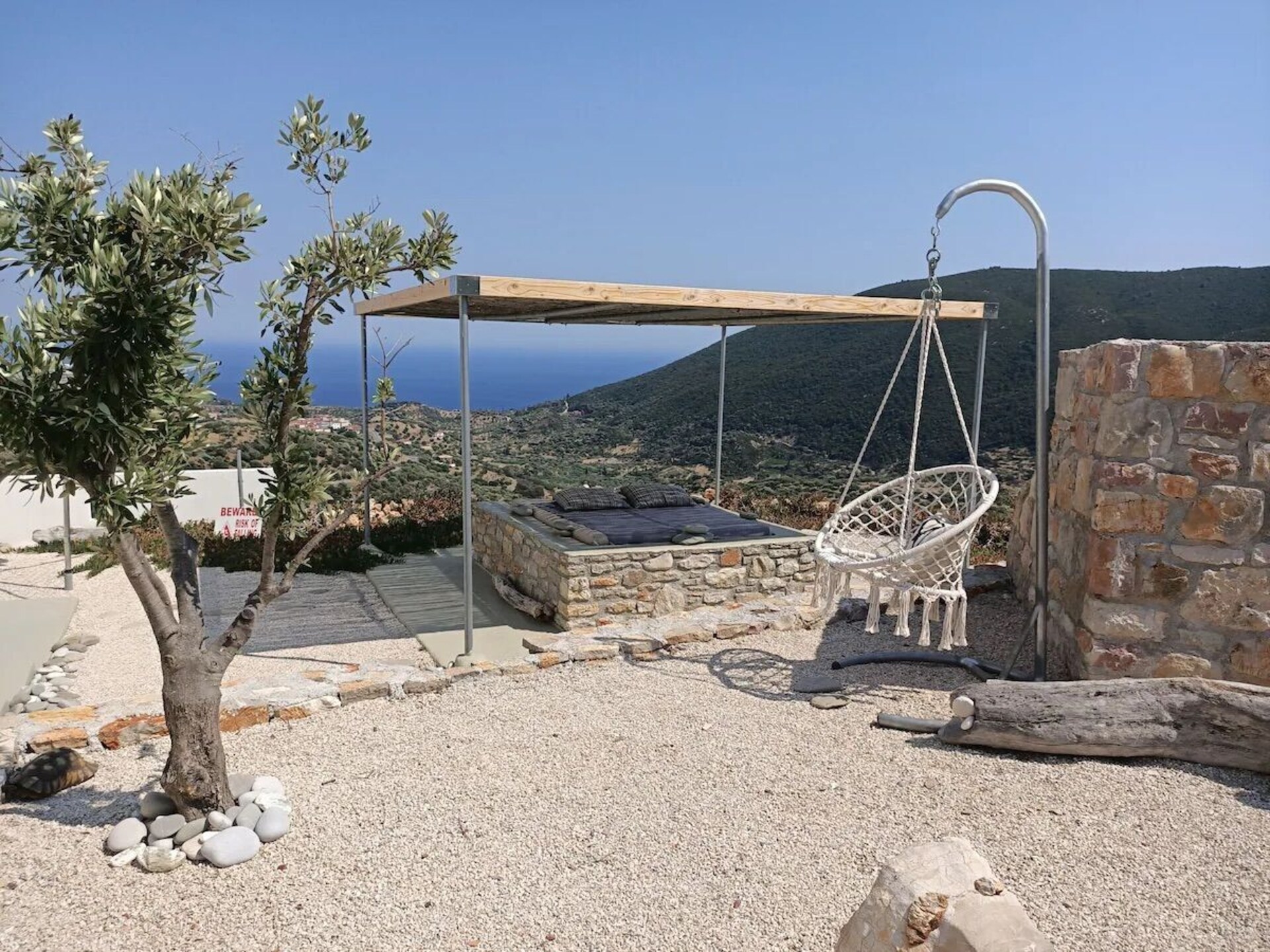Ruime villa voor 8 in Koroni-Vasilitsi met uitzicht en tuin - foto 14