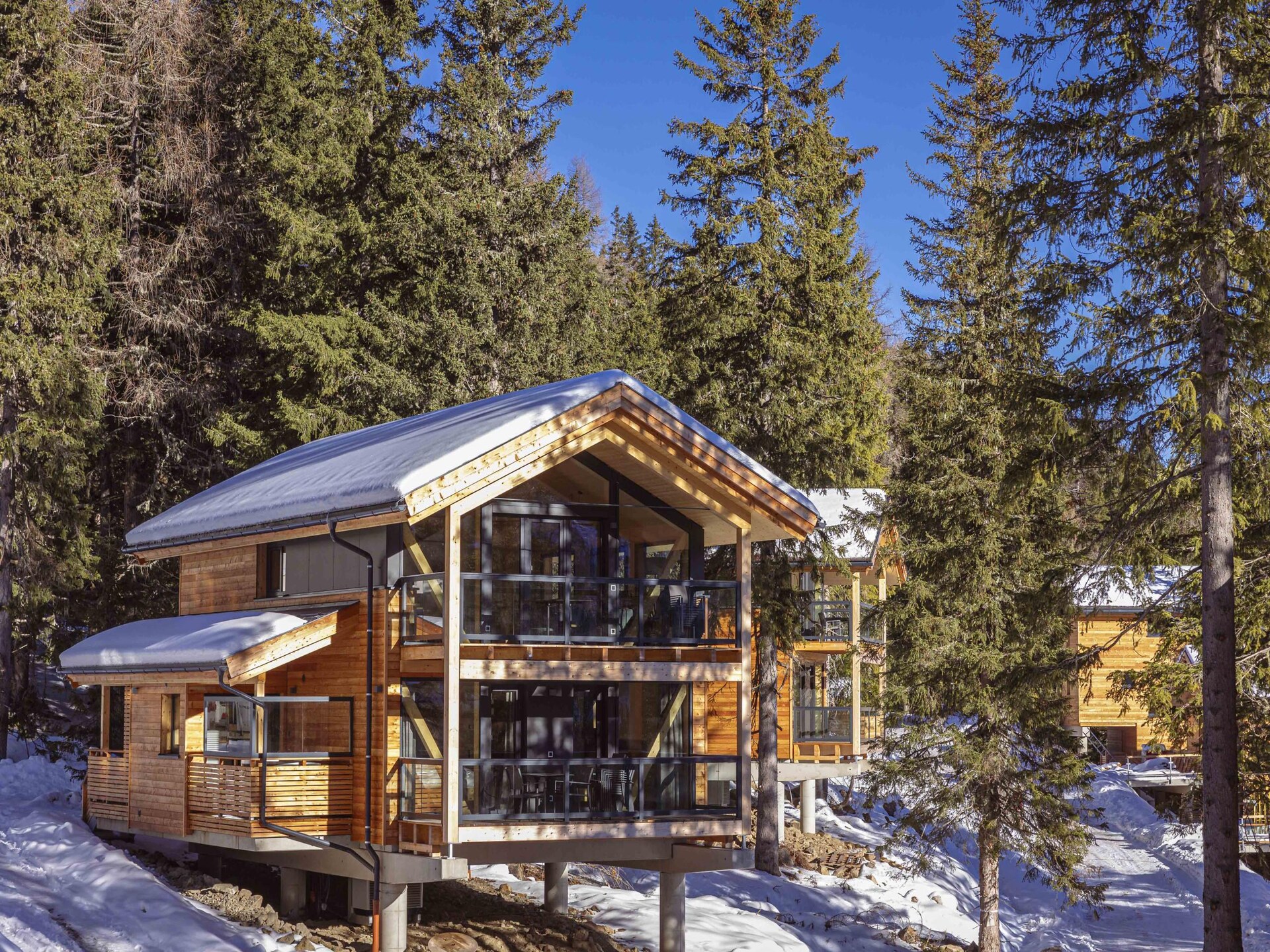 Authentiek houten chalet met sauna en jacuzzi op de Turracher Höhe - foto 32