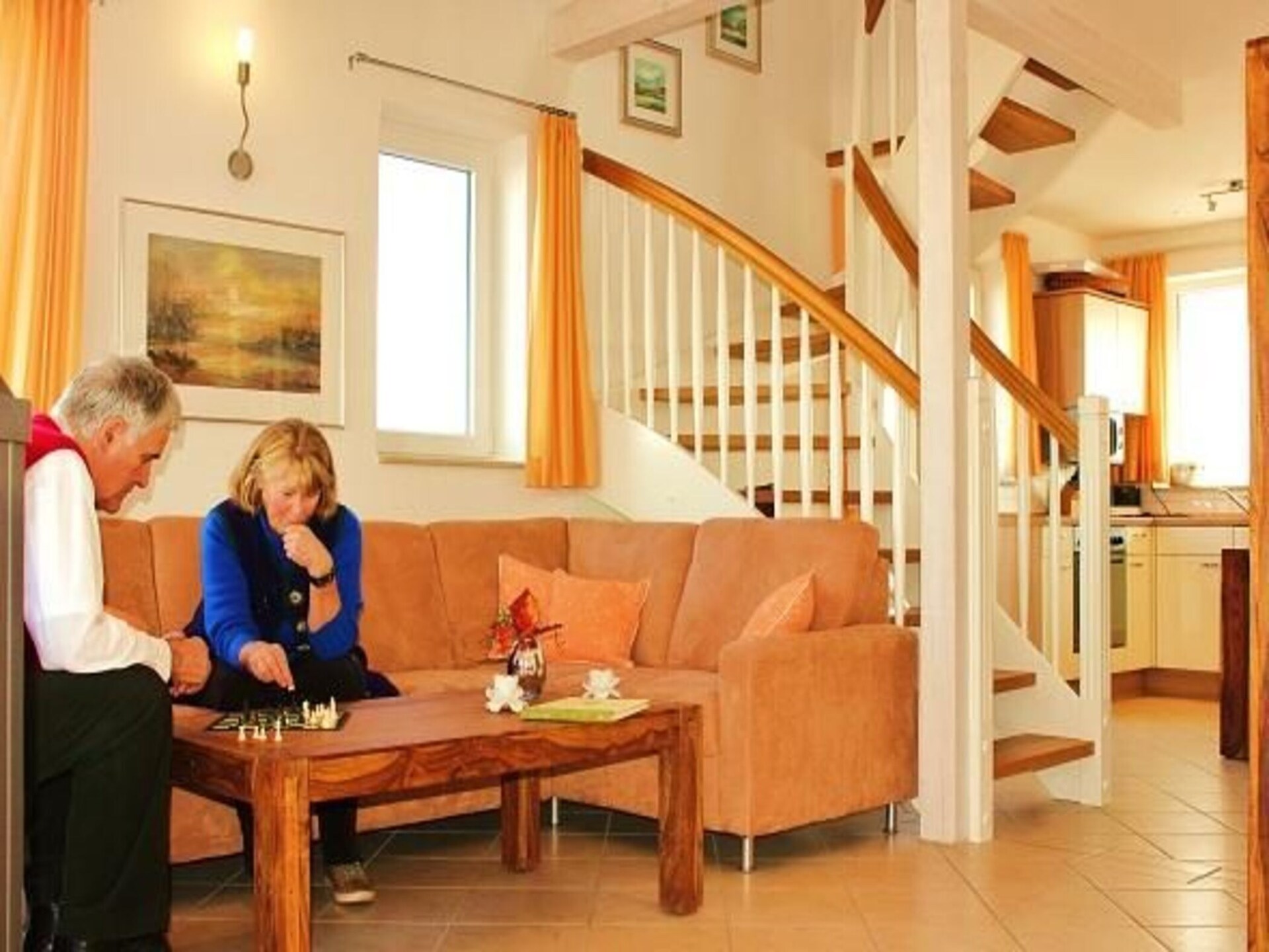 Kapitänsdeck: 4-persoons appartement aan de Müritz met privéstrand - foto 2