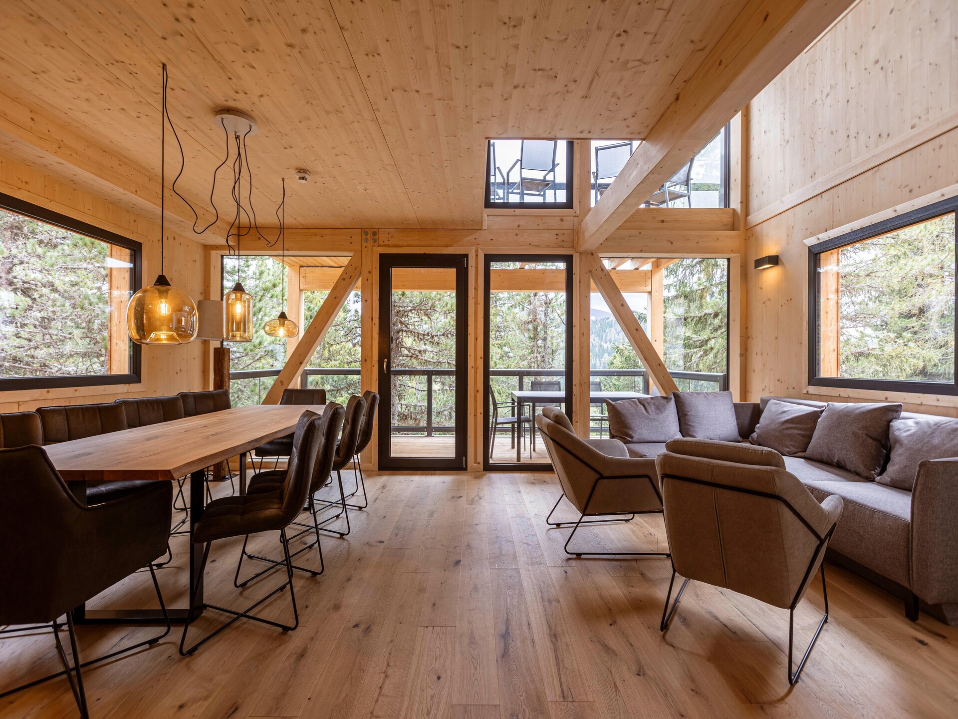 8-persoons chalet in Turrach: luxe houten lodge nabij de piste - foto 10