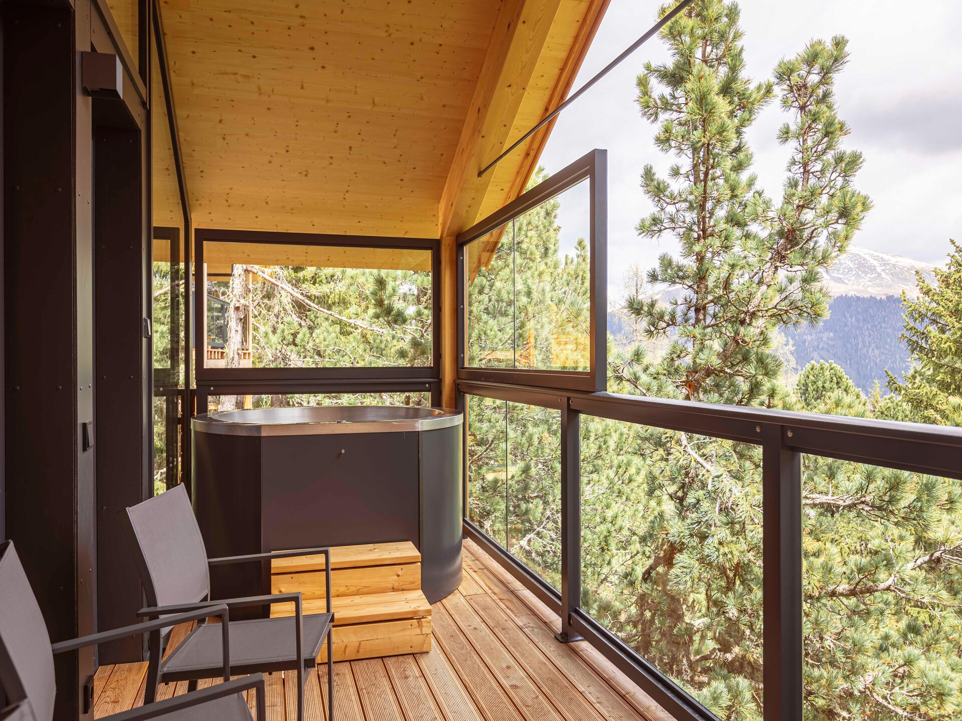 8-persoons chalet in Turrach: luxe houten lodge nabij de piste - foto 29