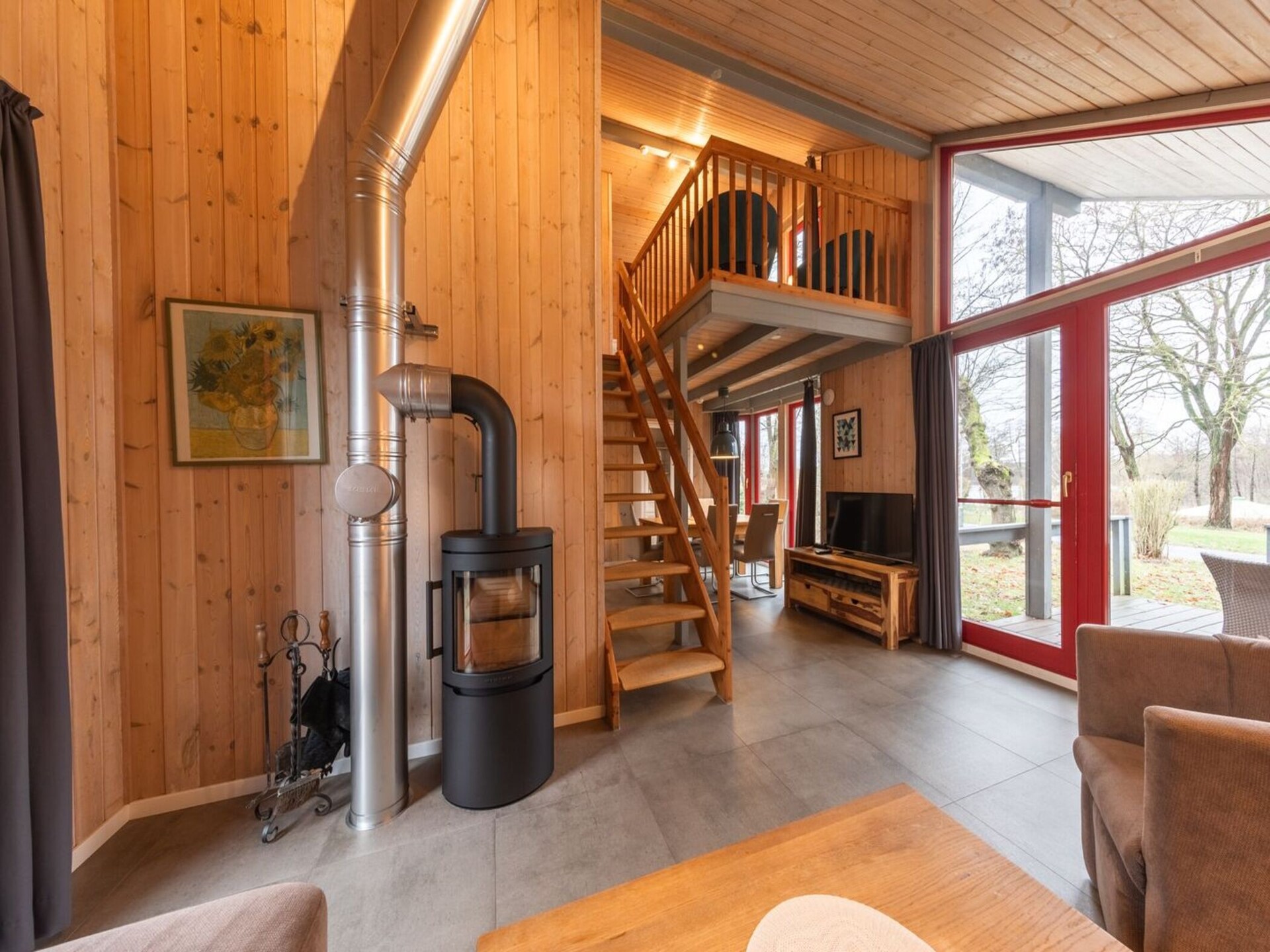 Vrijstaand vakantiehuis aan het Granzower Meer met sauna en open haard - foto 10