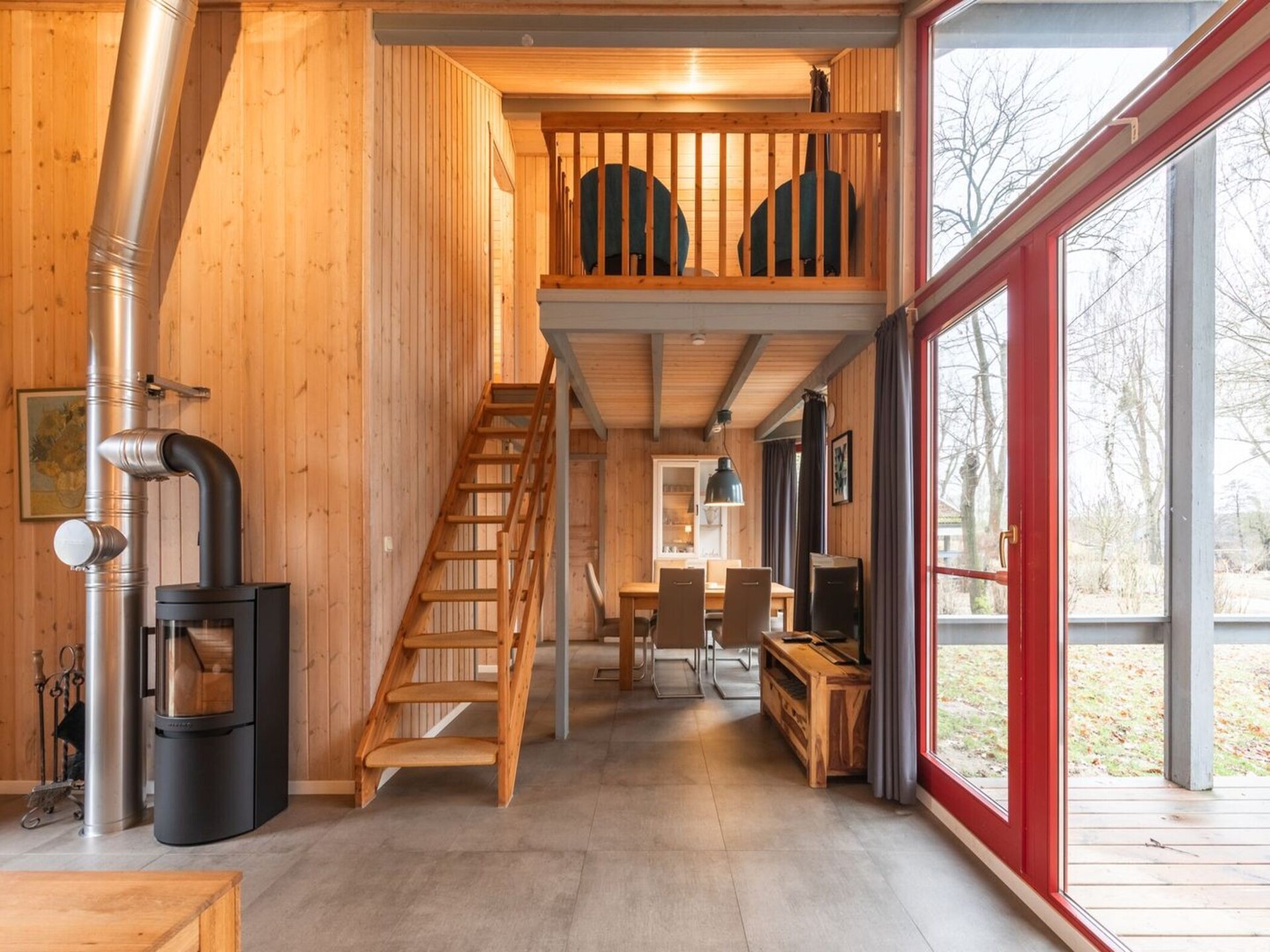 Vrijstaand vakantiehuis aan het Granzower Meer met sauna en open haard - foto 11
