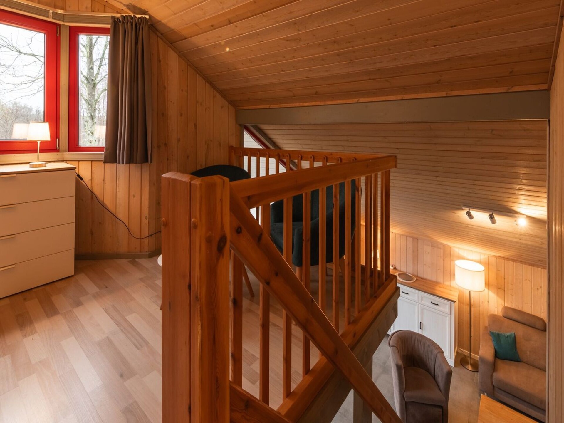 Vrijstaand vakantiehuis aan het Granzower Meer met sauna en open haard - foto 22