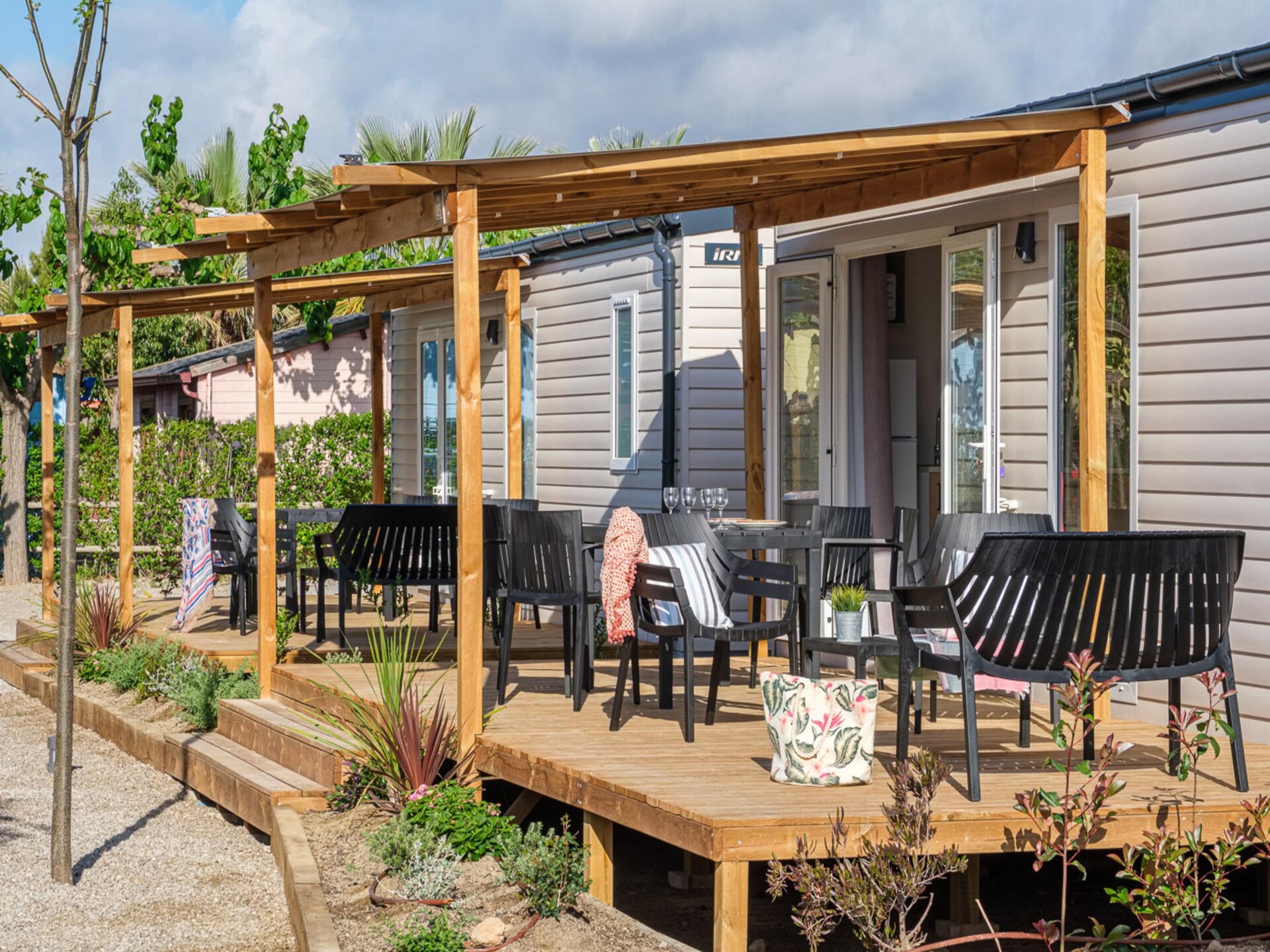 Mobiele woning Mediterranea op Camping Estival Vendrell Platja, 200m van zee - foto 1