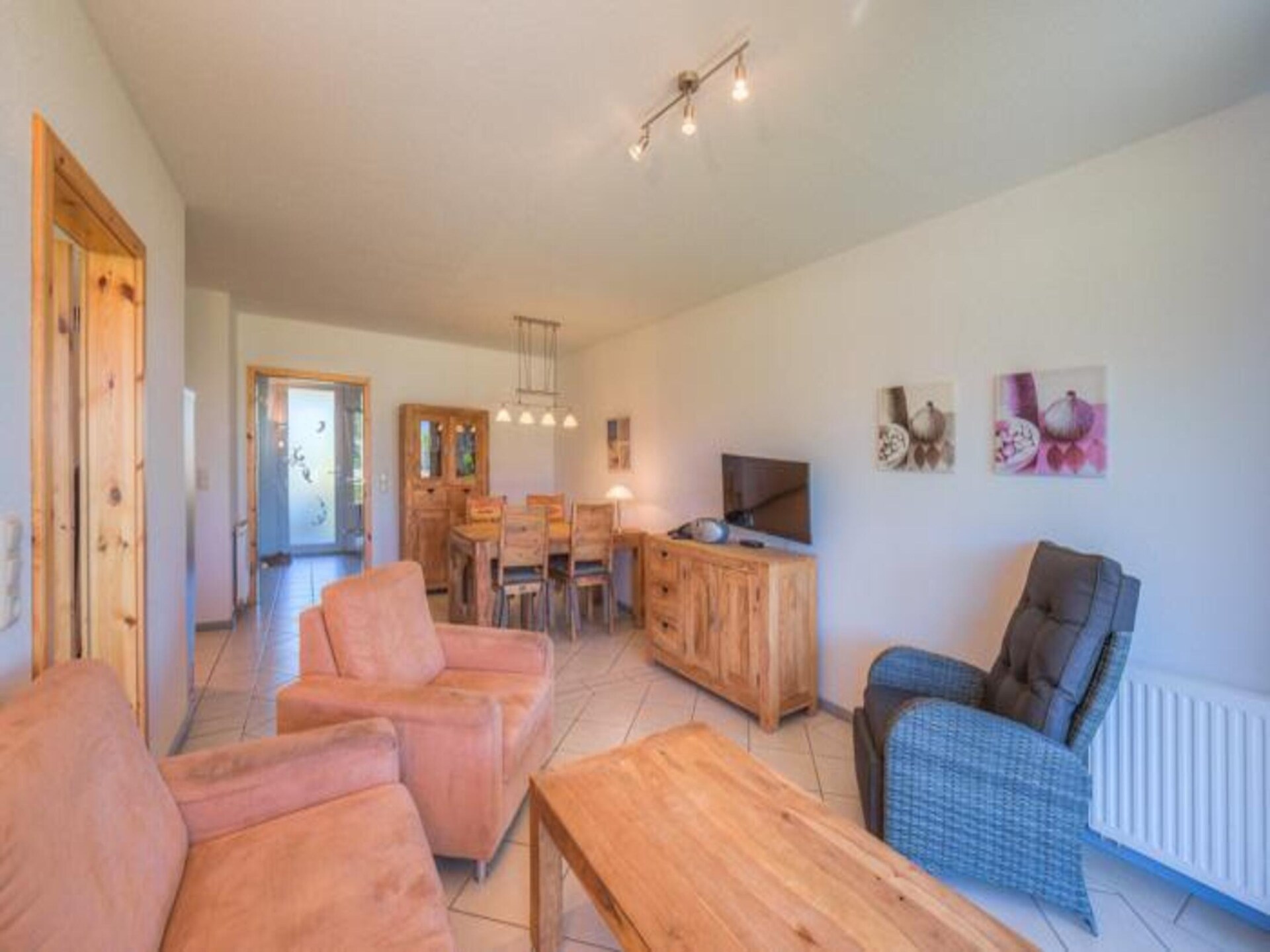 Op 400 m van het strand: Ruim appartement in Rechlin voor 4 personen (4) - foto 4