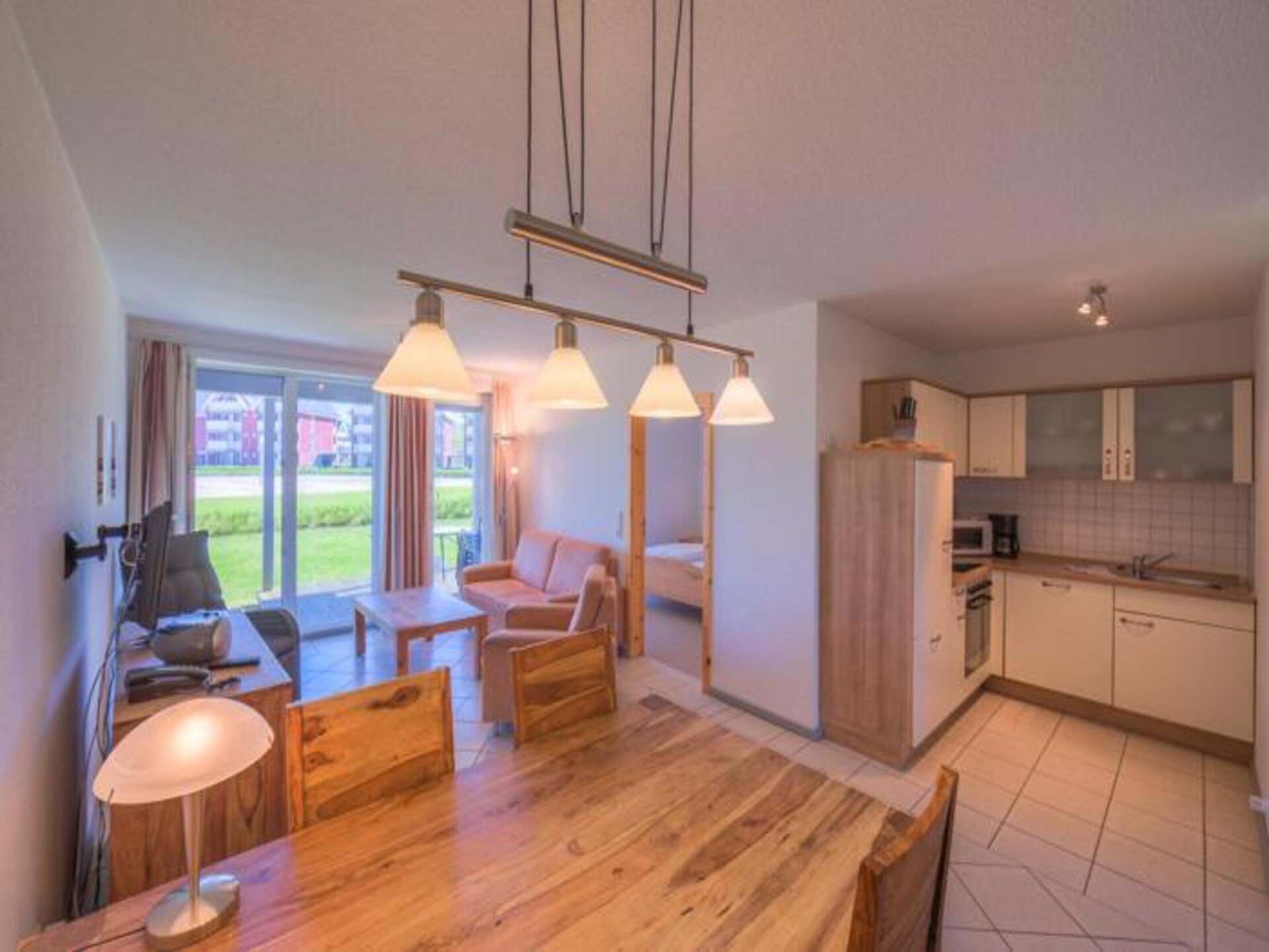 Op 400 m van het strand: Ruim appartement in Rechlin voor 4 personen (4) - foto 2