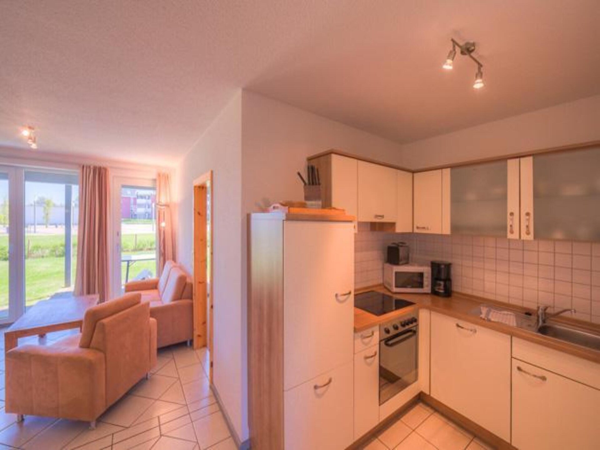 Op 400 m van het strand: Ruim appartement in Rechlin voor 4 personen (4) - foto 5