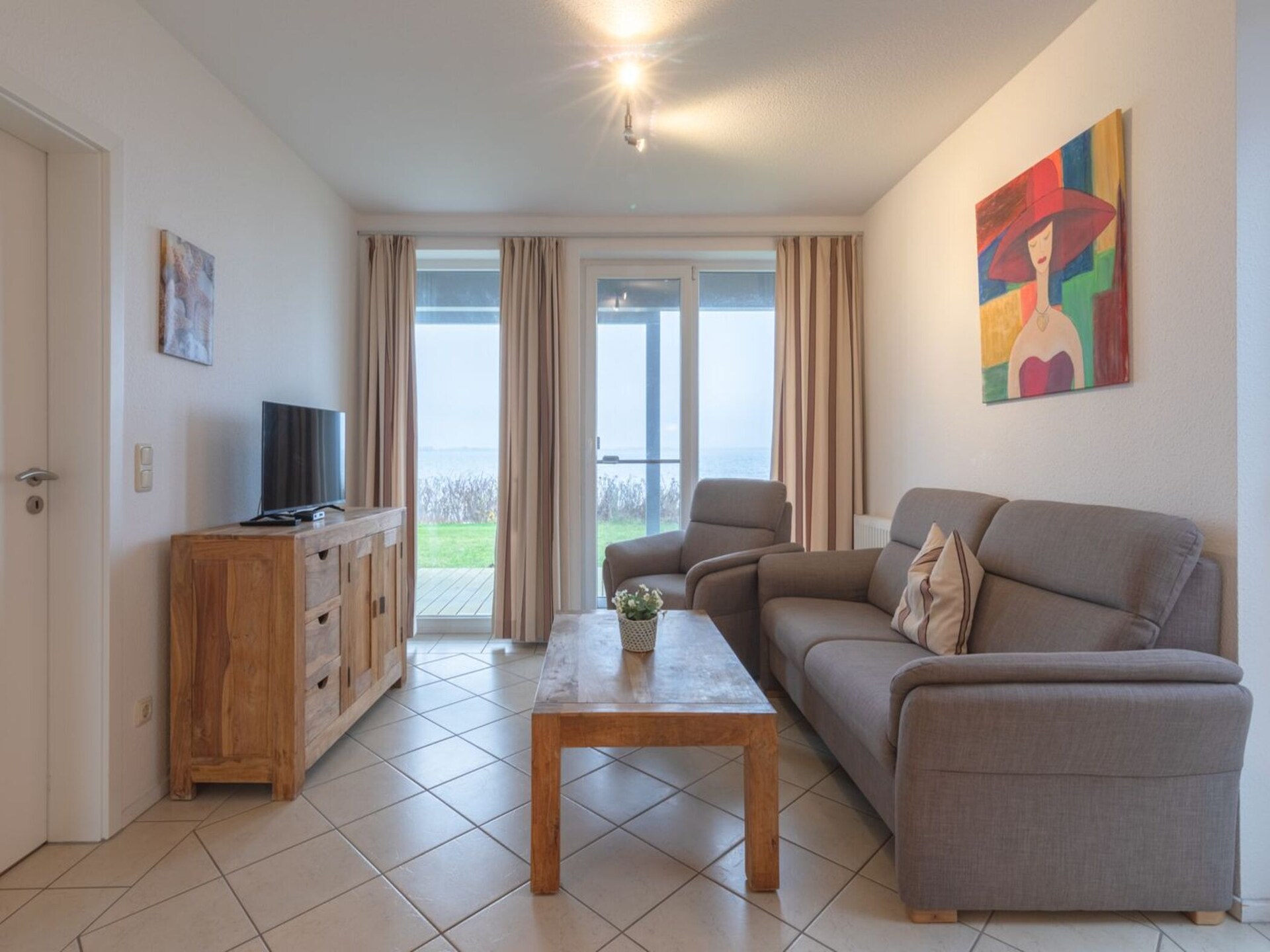 Licht appartement 64m² bij strand Müritz, slaapt 4 personen - foto 1
