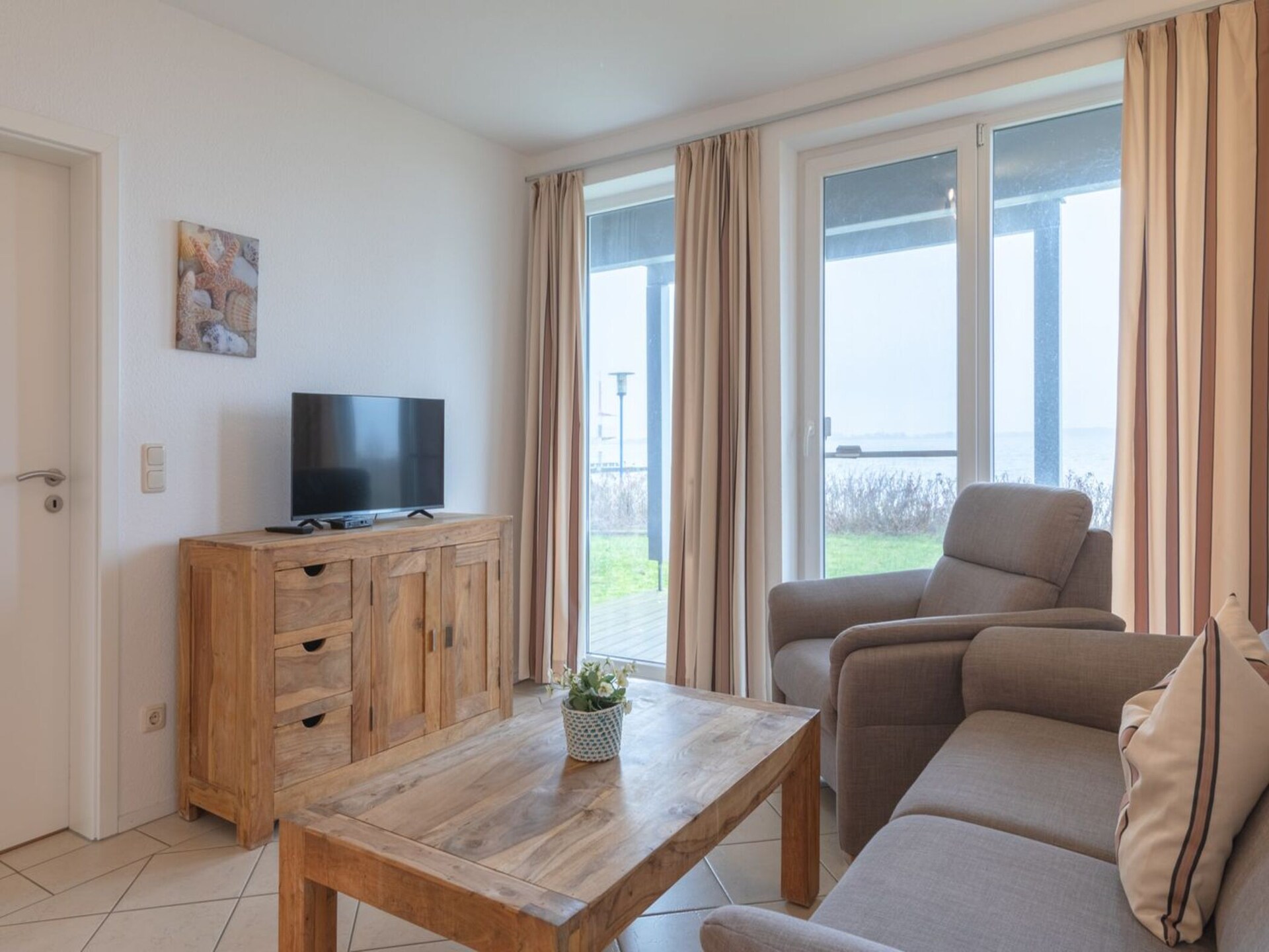 Licht appartement 64m² bij strand Müritz, slaapt 4 personen - foto 7