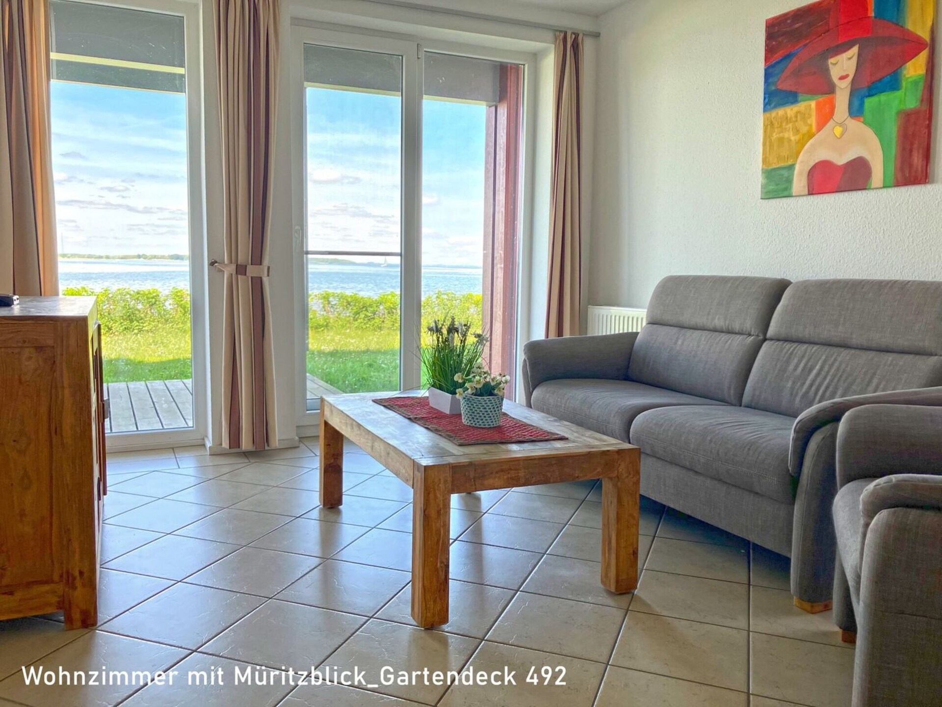 Licht appartement 64m² bij strand Müritz, slaapt 4 personen - foto 5