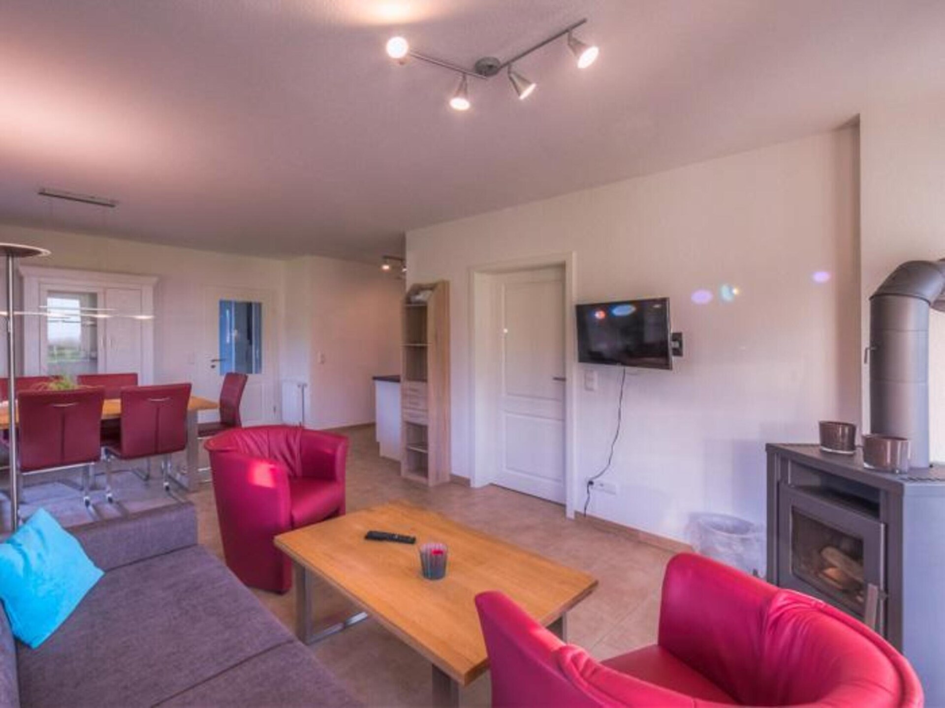 Licht appartement voor 4 personen op 400 meter van het strand in Rechlin - foto 6