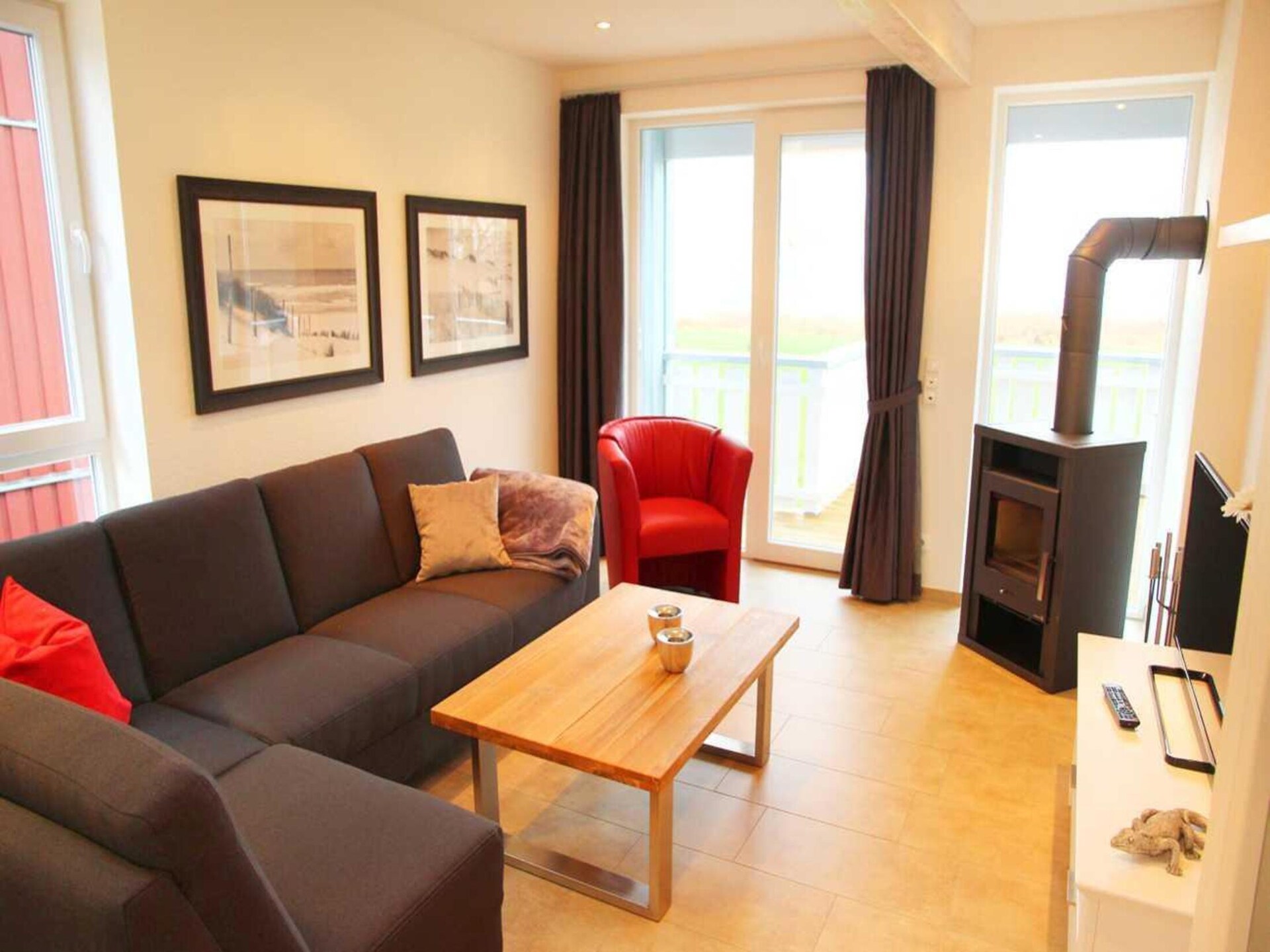Kapitänsdeck 6 Pers 533: Appartement aan de Müritz met privéstrand - foto 2