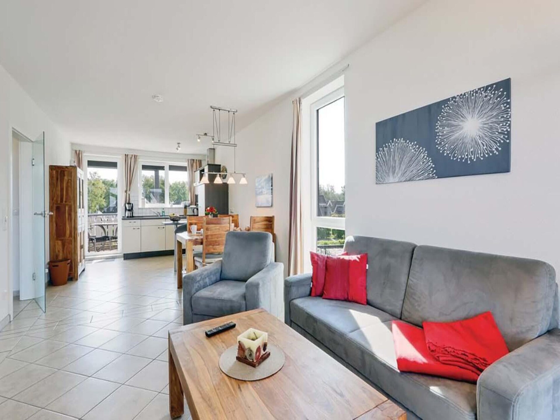 Knus appartement voor 3 aan de Müritz met privéstrand in Rechlin - foto 2