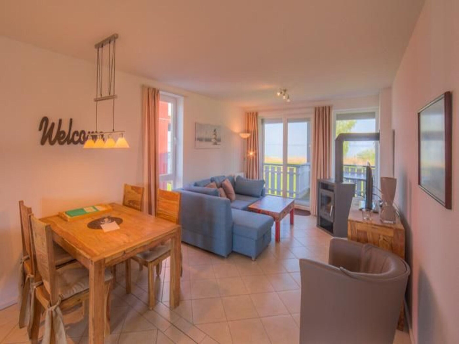 Mitteldeck 523: Appartement aan de Müritz met privéstrand op 400 meter - foto 3